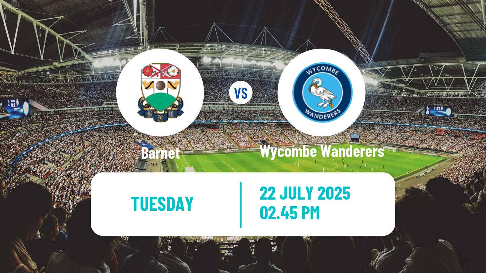 Soccer Club Friendly Barnet - Wycombe Wanderers
