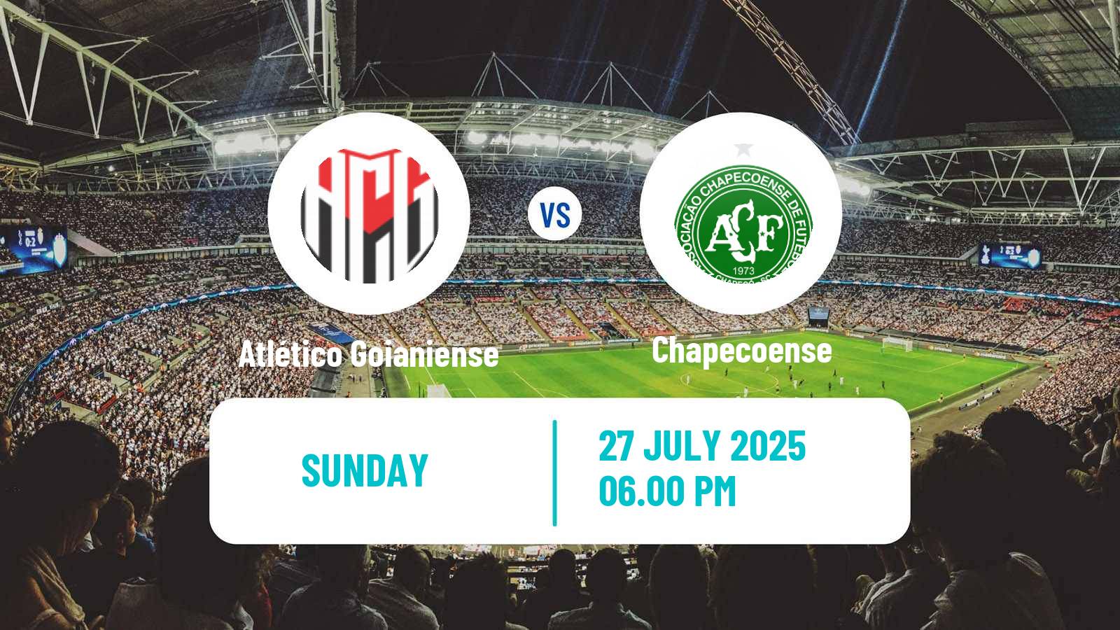 Soccer Brazilian Serie B Atlético Goianiense - Chapecoense
