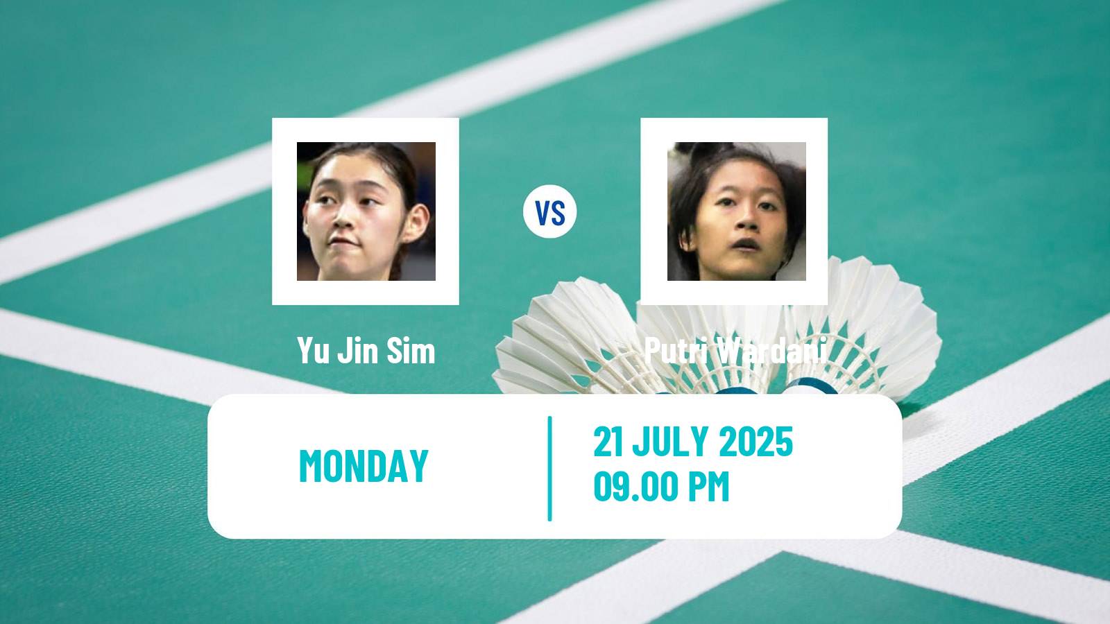Badminton BWF World Tour Victor China Open Women Yu Jin Sim - Putri Wardani
