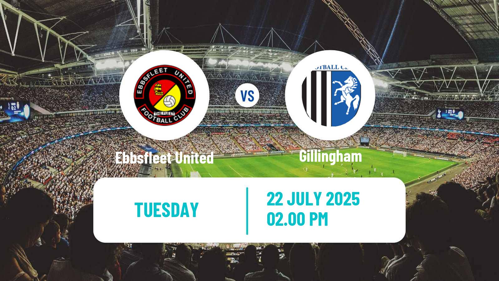 Soccer Club Friendly Ebbsfleet United - Gillingham