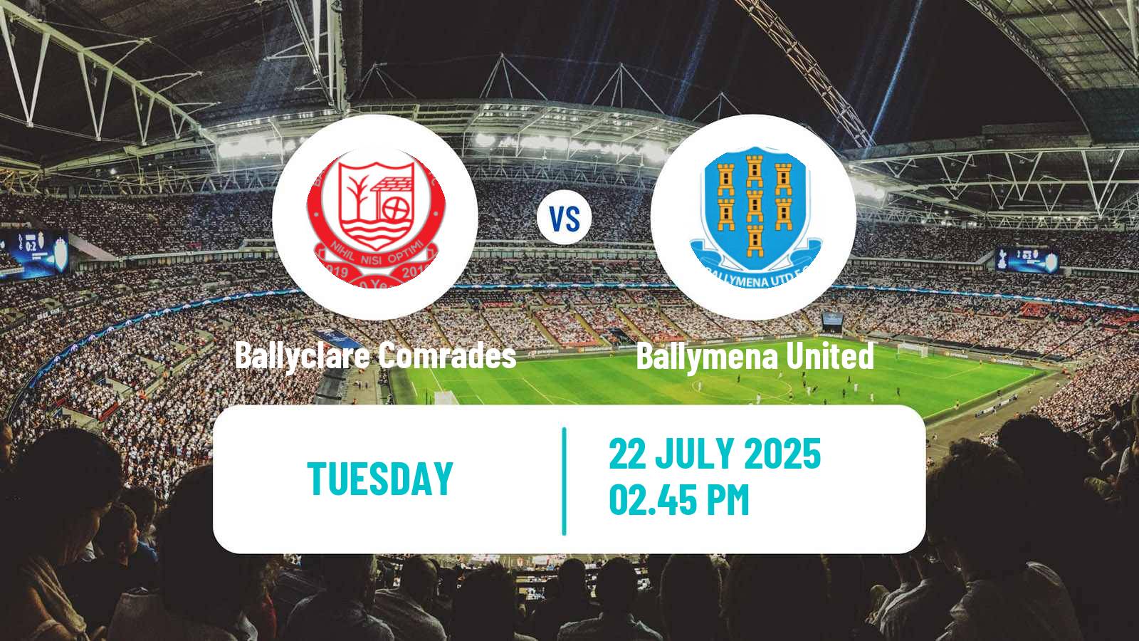 Soccer Club Friendly Ballyclare Comrades - Ballymena United
