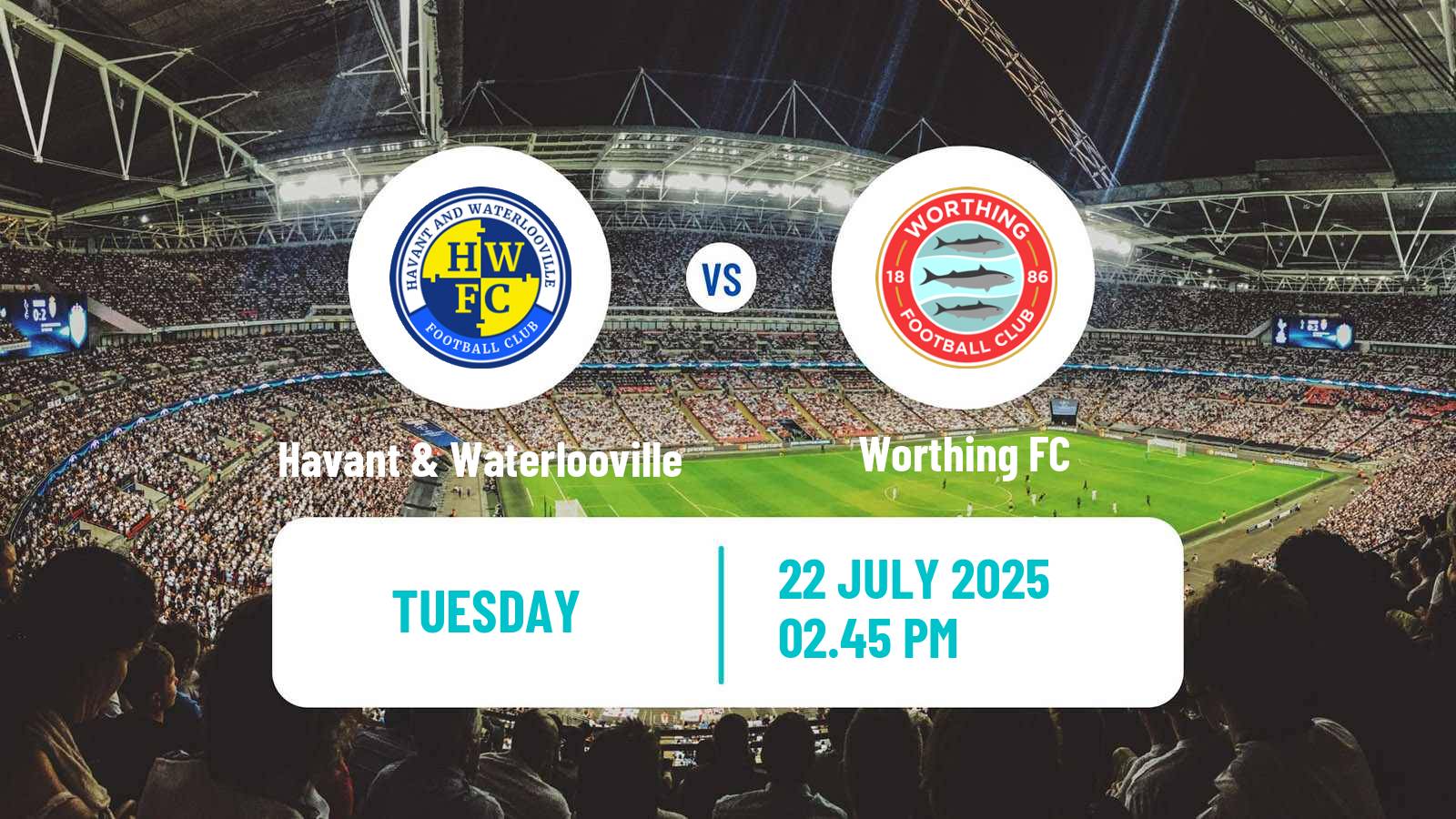 Soccer Club Friendly Havant & Waterlooville - Worthing