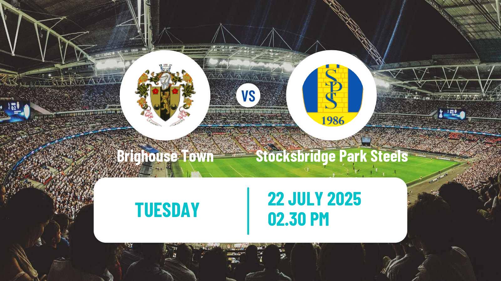 Soccer Club Friendly Brighouse Town - Stocksbridge Park Steels
