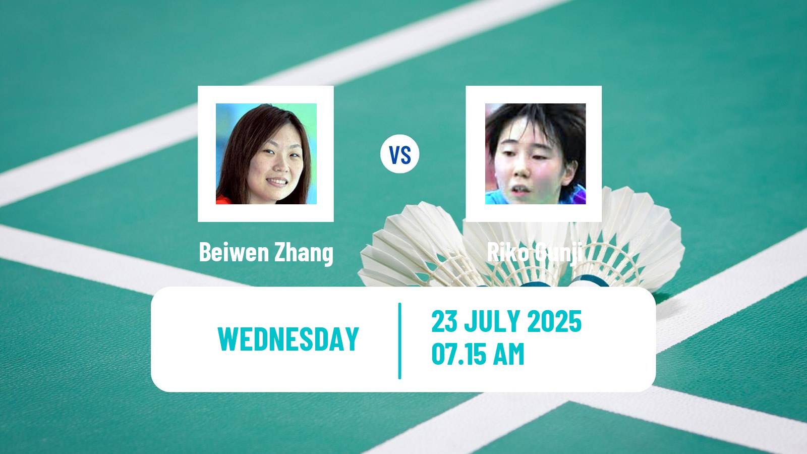 Badminton BWF World Tour Victor China Open Women Beiwen Zhang - Riko Gunji