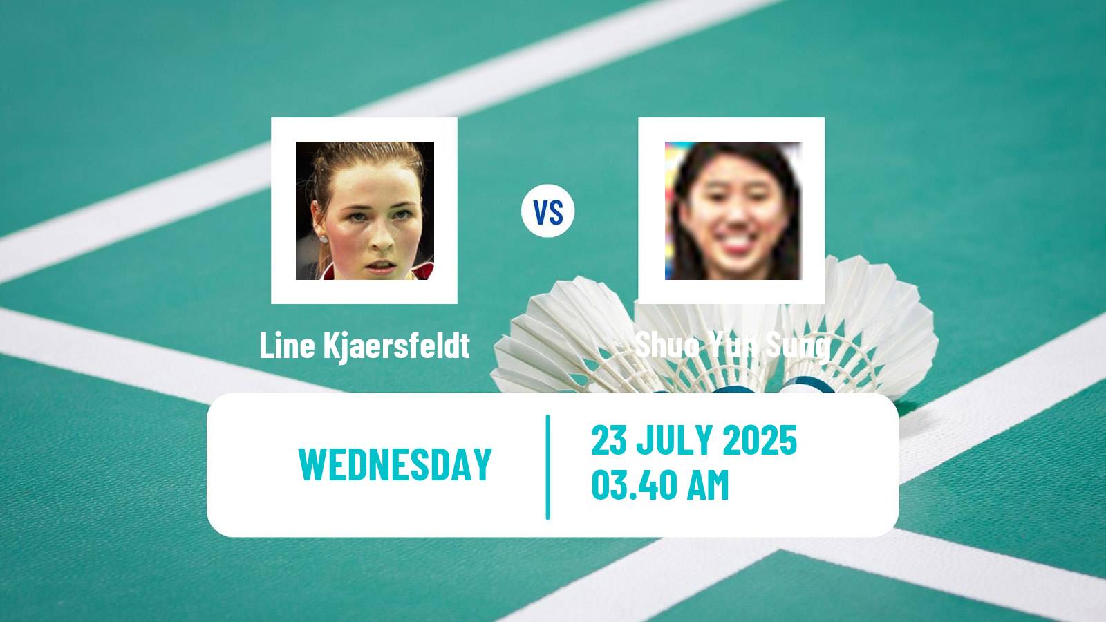 Badminton BWF World Tour Victor China Open Women Line Kjaersfeldt - Shuo Yun Sung