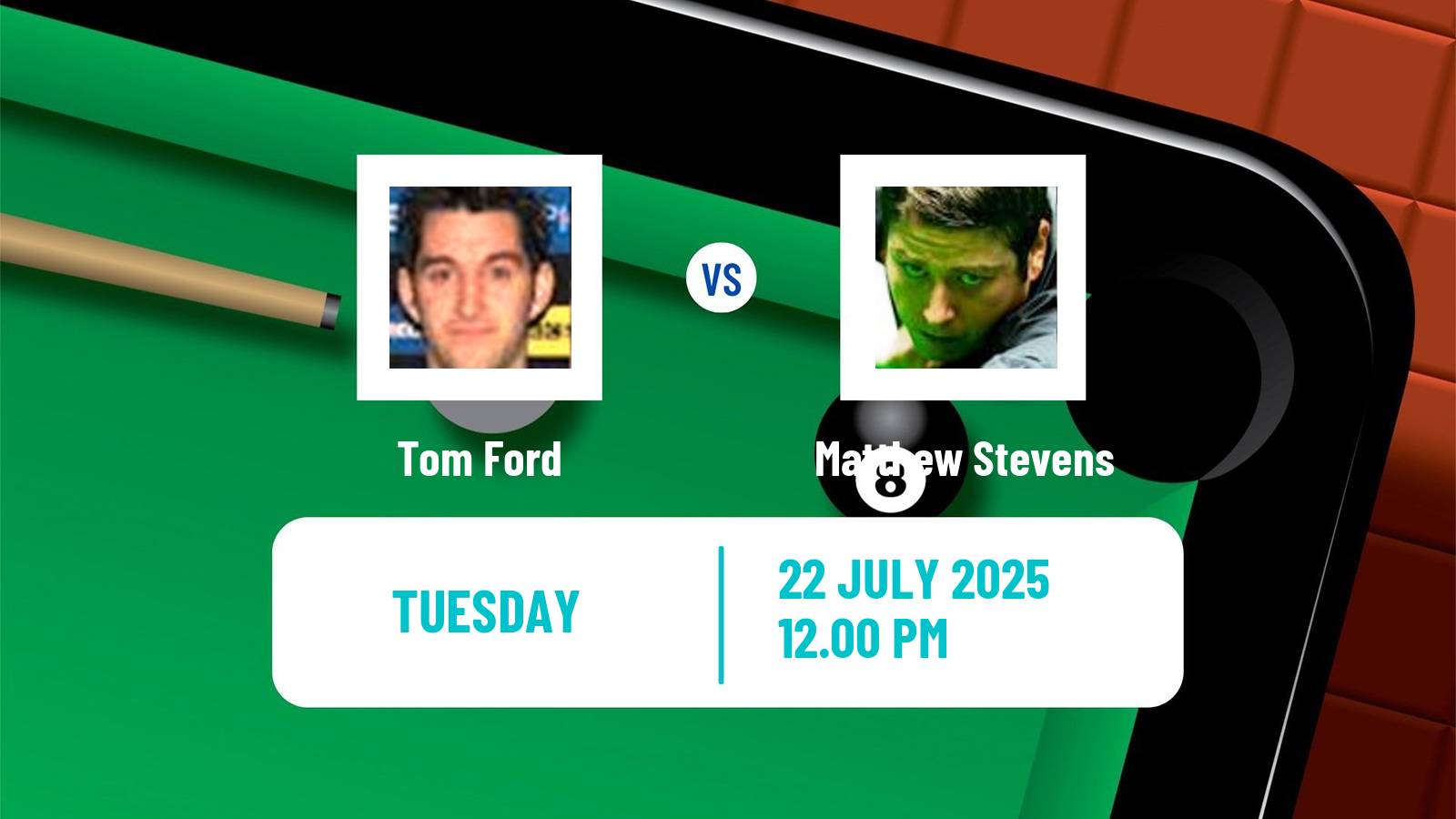 Snooker Championship League Tom Ford - Matthew Stevens