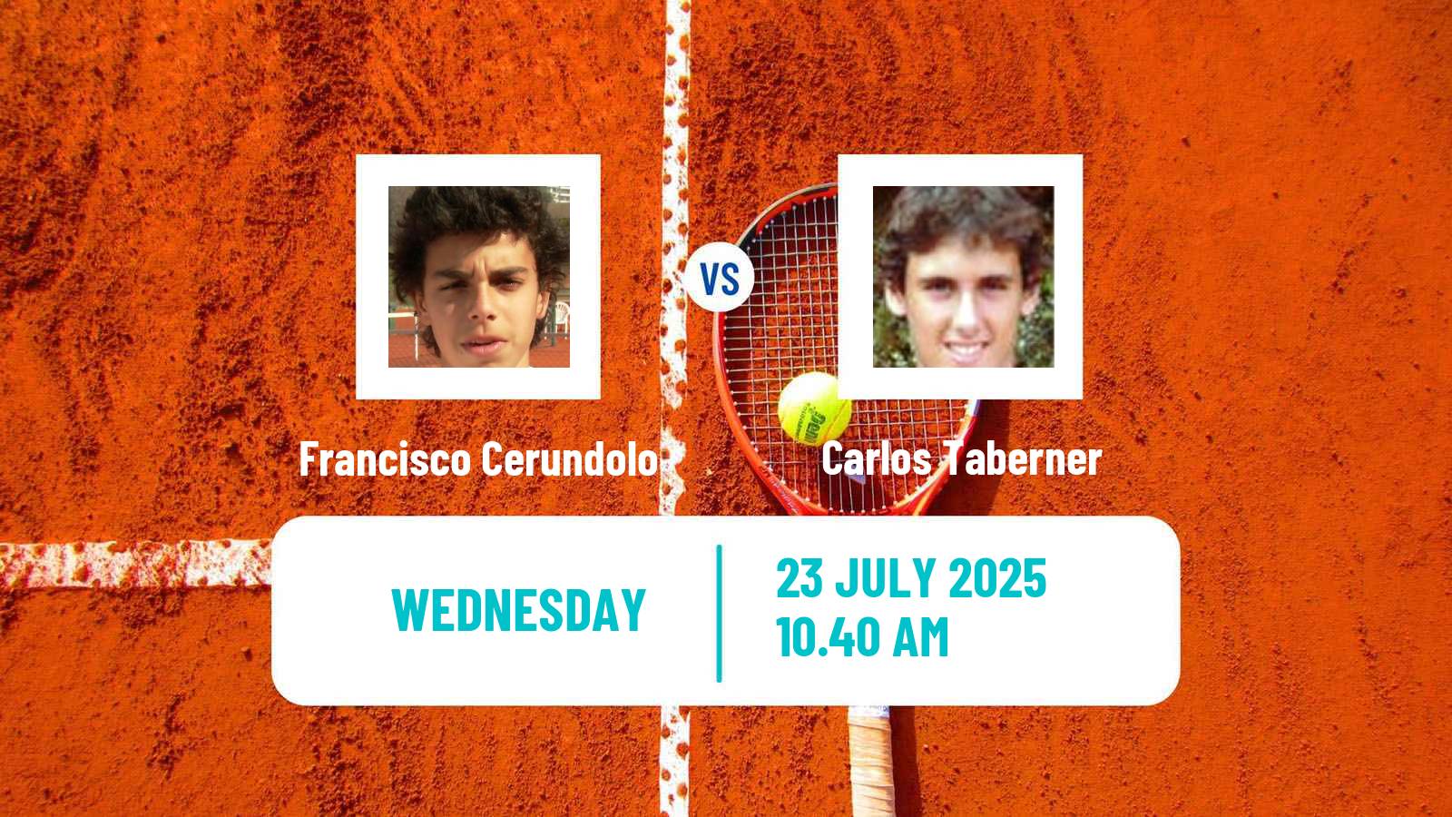 Tennis ATP Umag Francisco Cerundolo - Carlos Taberner