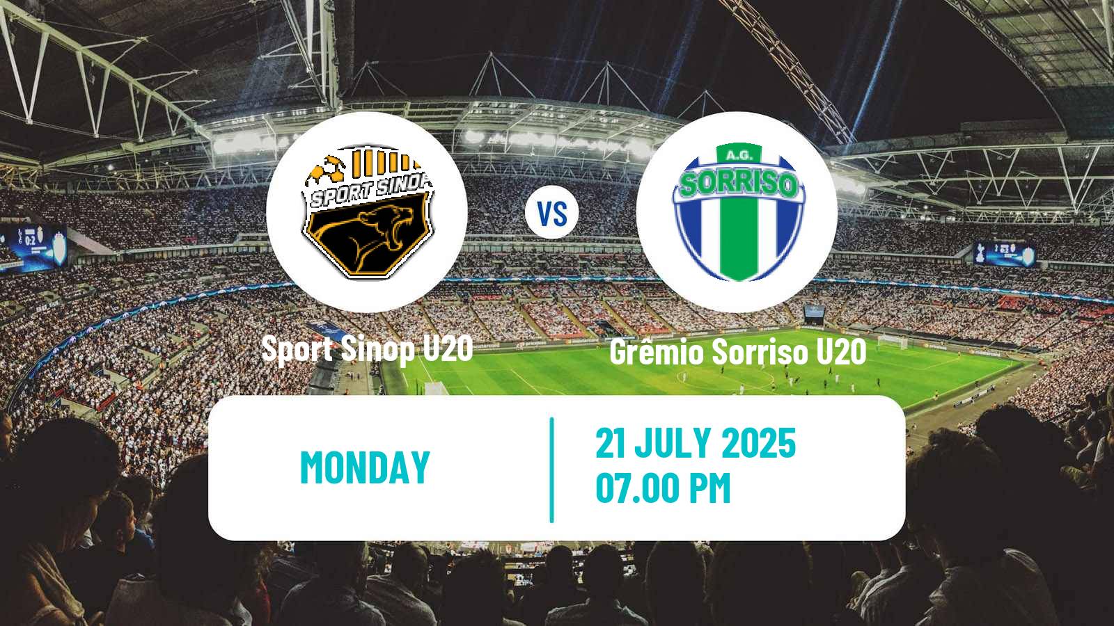 Soccer Brazilian Matogrossense U20 Sport Sinop U20 - Grêmio Sorriso U20