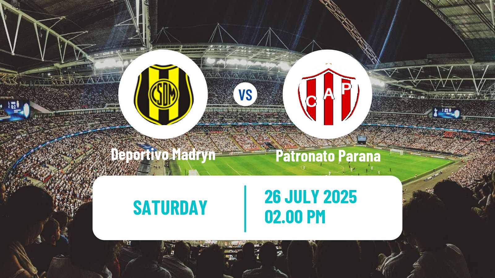 Soccer Argentinian Primera Nacional Deportivo Madryn - Patronato Parana