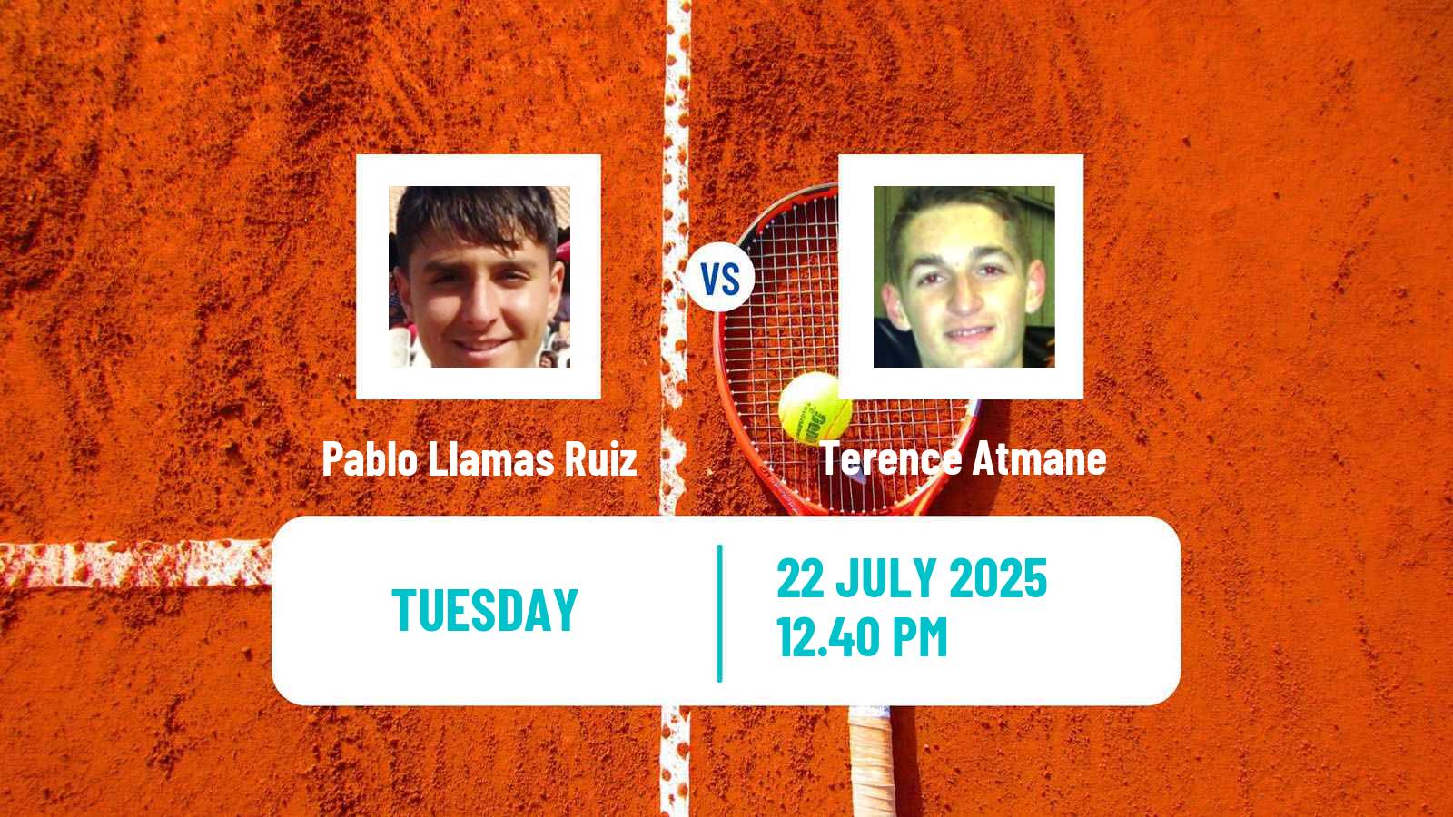 Tennis ATP Umag Pablo Llamas Ruiz - Terence Atmane