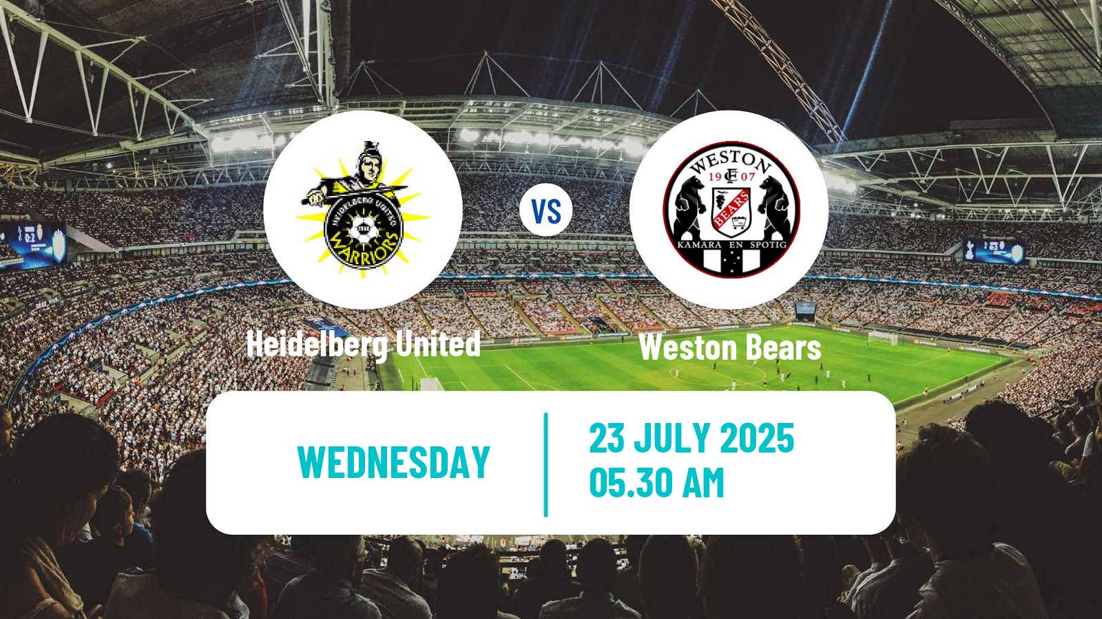 Soccer Australian Cup Heidelberg United - Weston Bears
