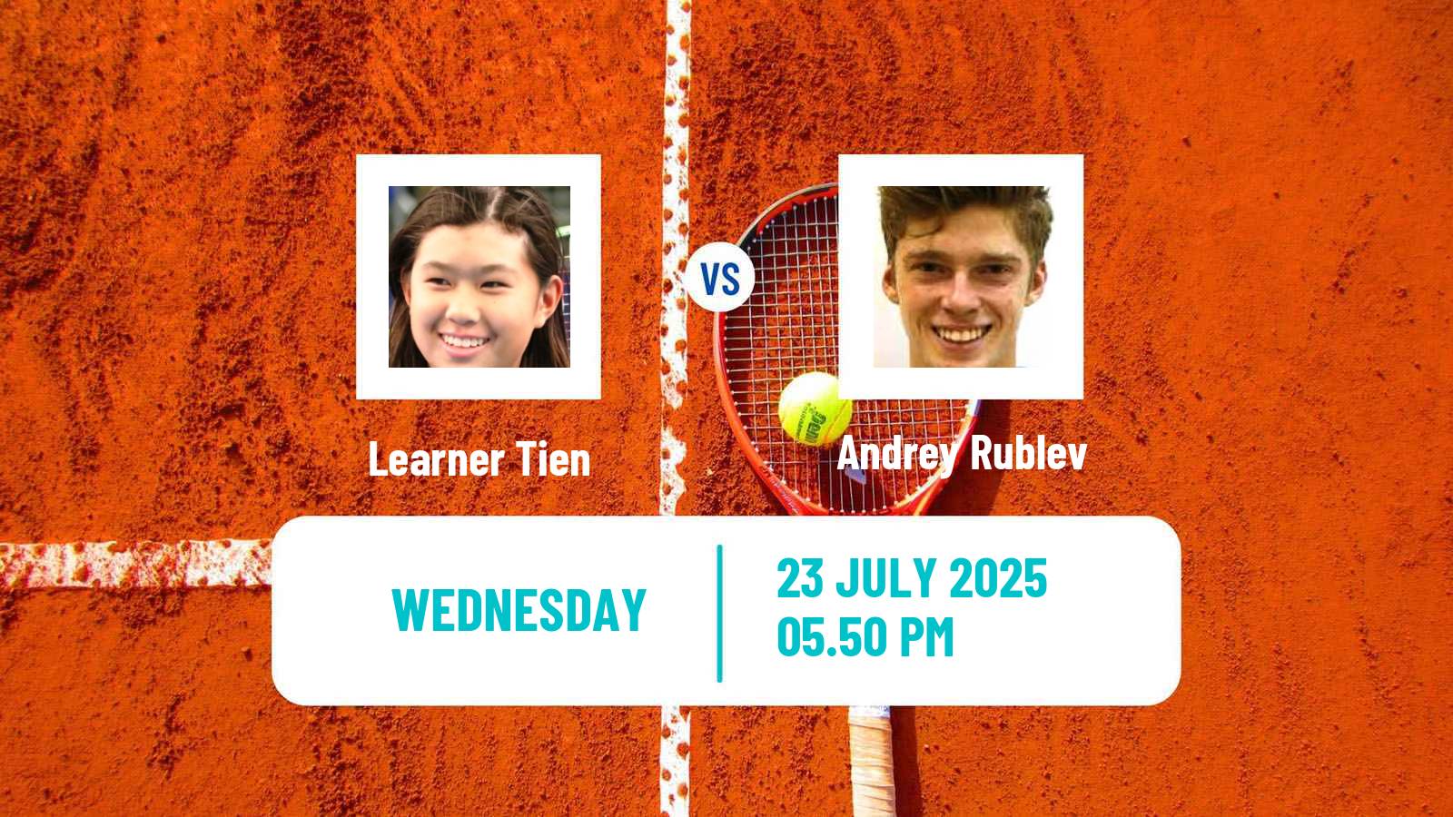 Tennis ATP Washington Learner Tien - Andrey Rublev