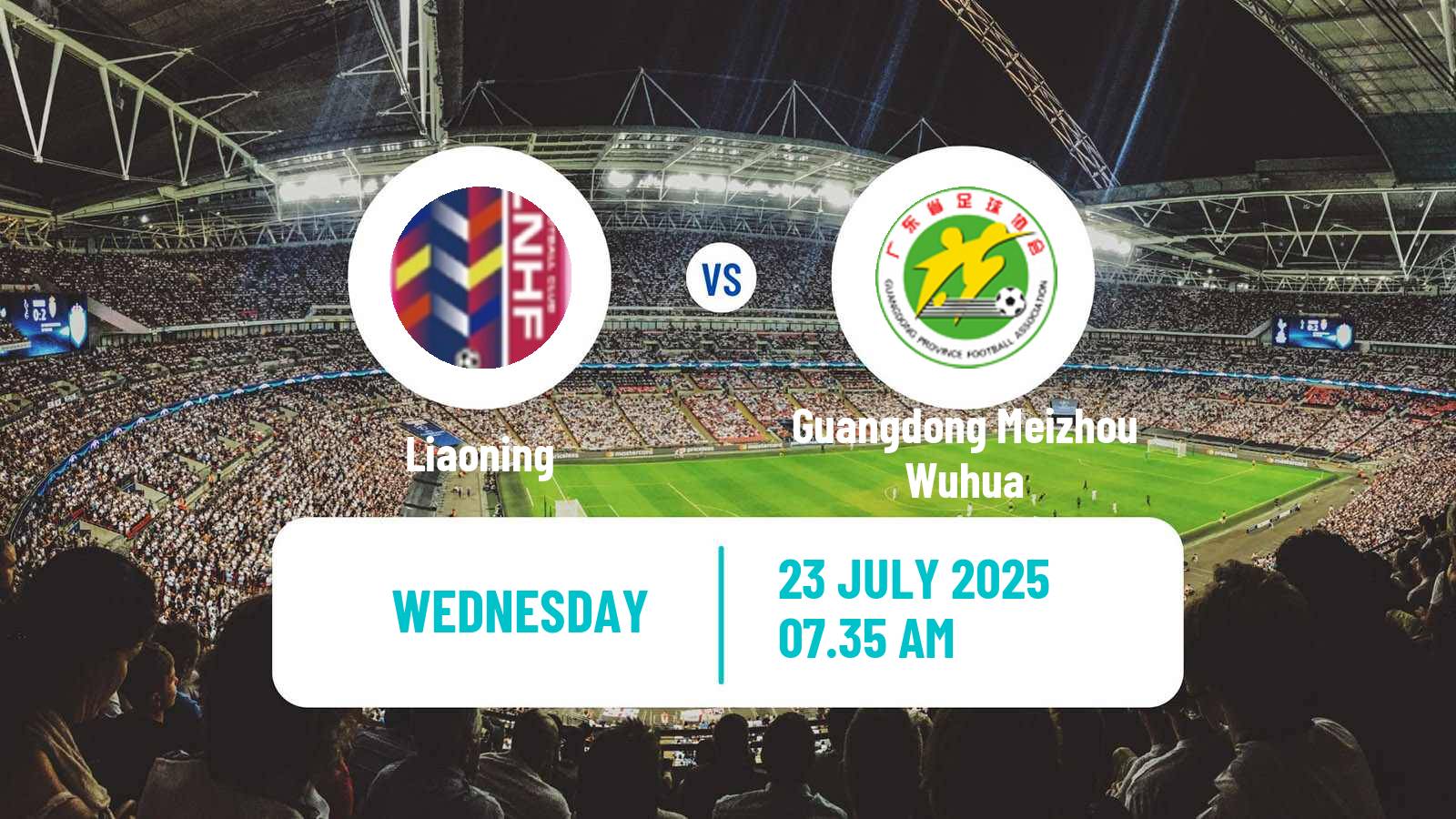 Soccer Chinese Super League Women Liaoning - Guangdong Meizhou Wuhua