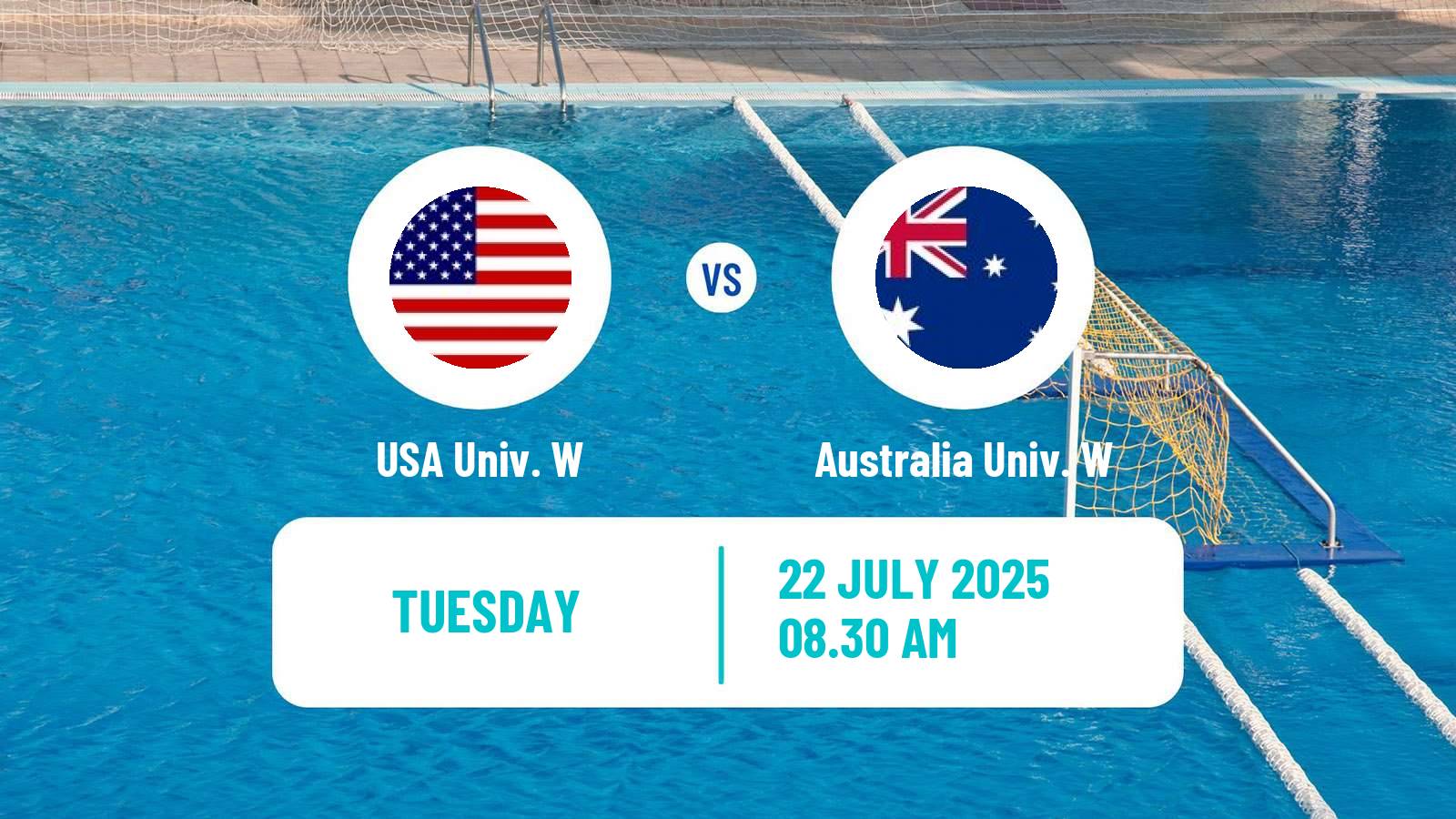 Water polo Universiade Water Polo Women USA Univ. W - Australia Univ. W