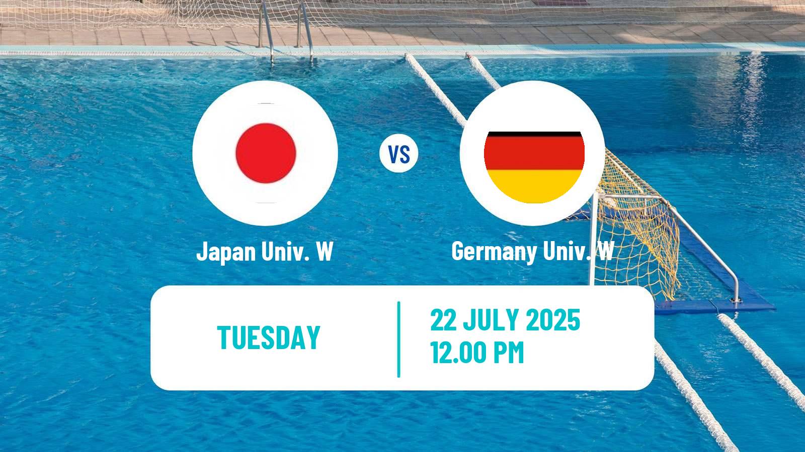 Water polo Universiade Water Polo Women Japan Univ. W - Germany Univ. W
