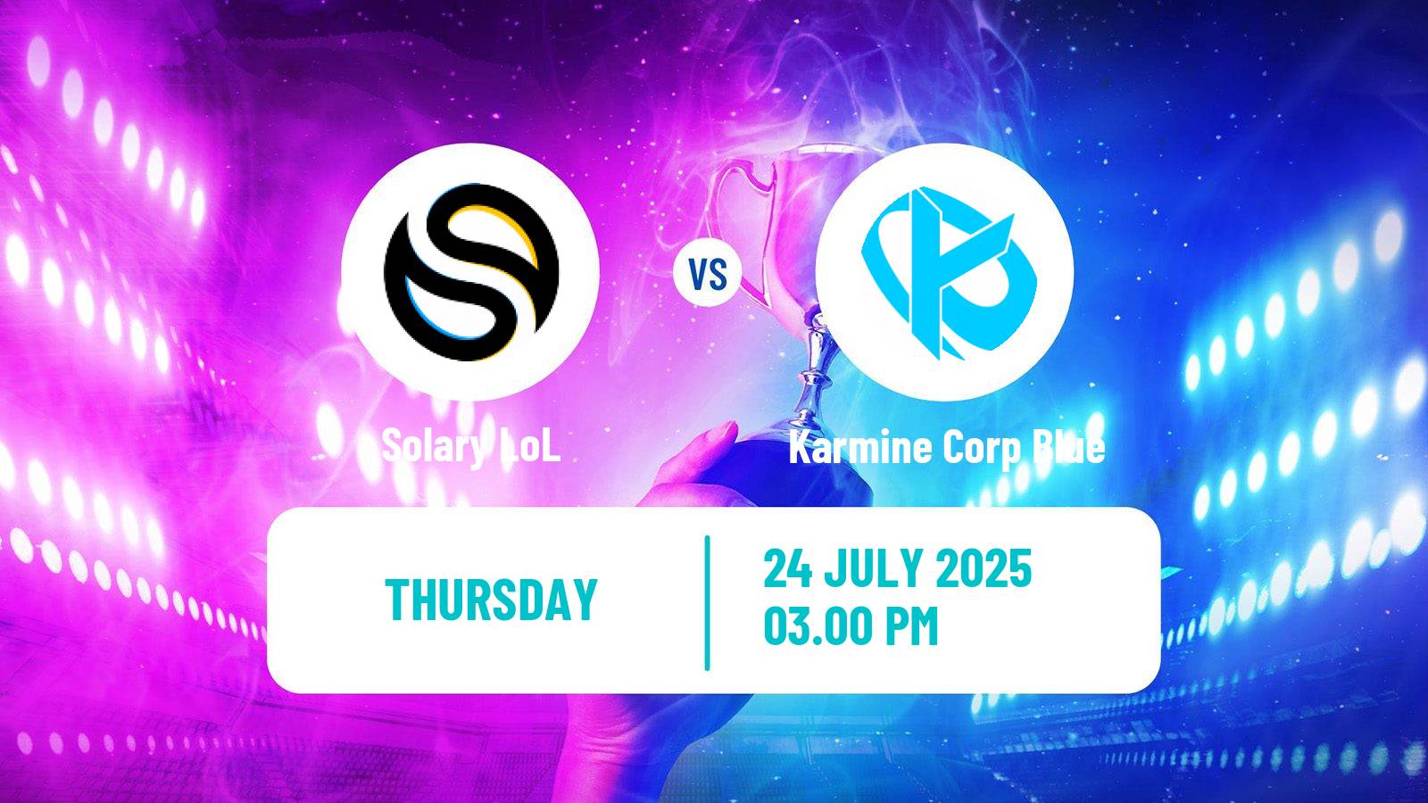 Esports League Of Legends Lfl Solary - Karmine Corp Blue