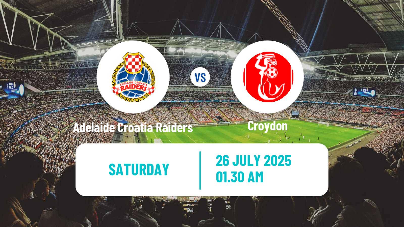 Soccer Australian NPL South Australian Adelaide Croatia Raiders - Croydon