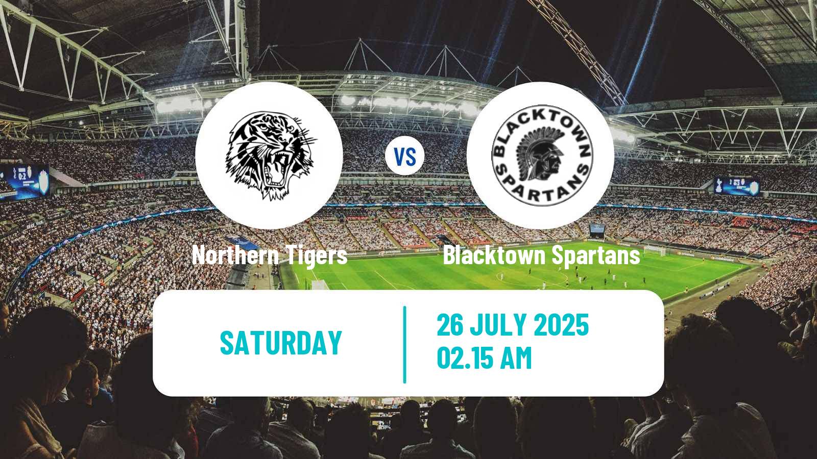 Soccer Australian NSW League One Northern Tigers - Blacktown Spartans