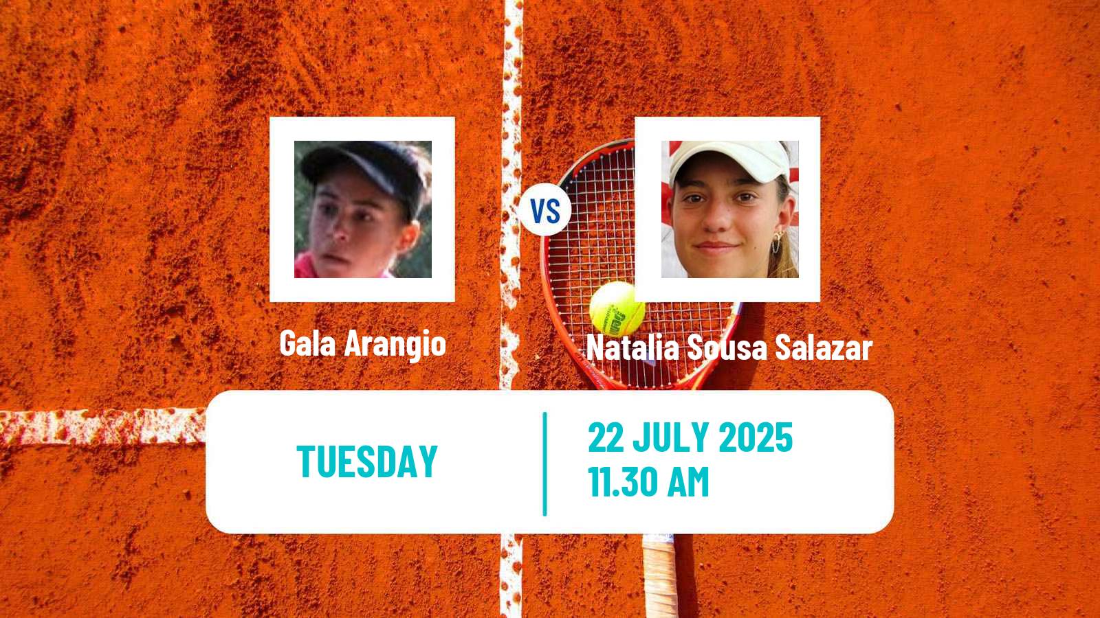 Tennis ITF W15 Huamantla 3 Women Gala Arangio - Natalia Sousa Salazar
