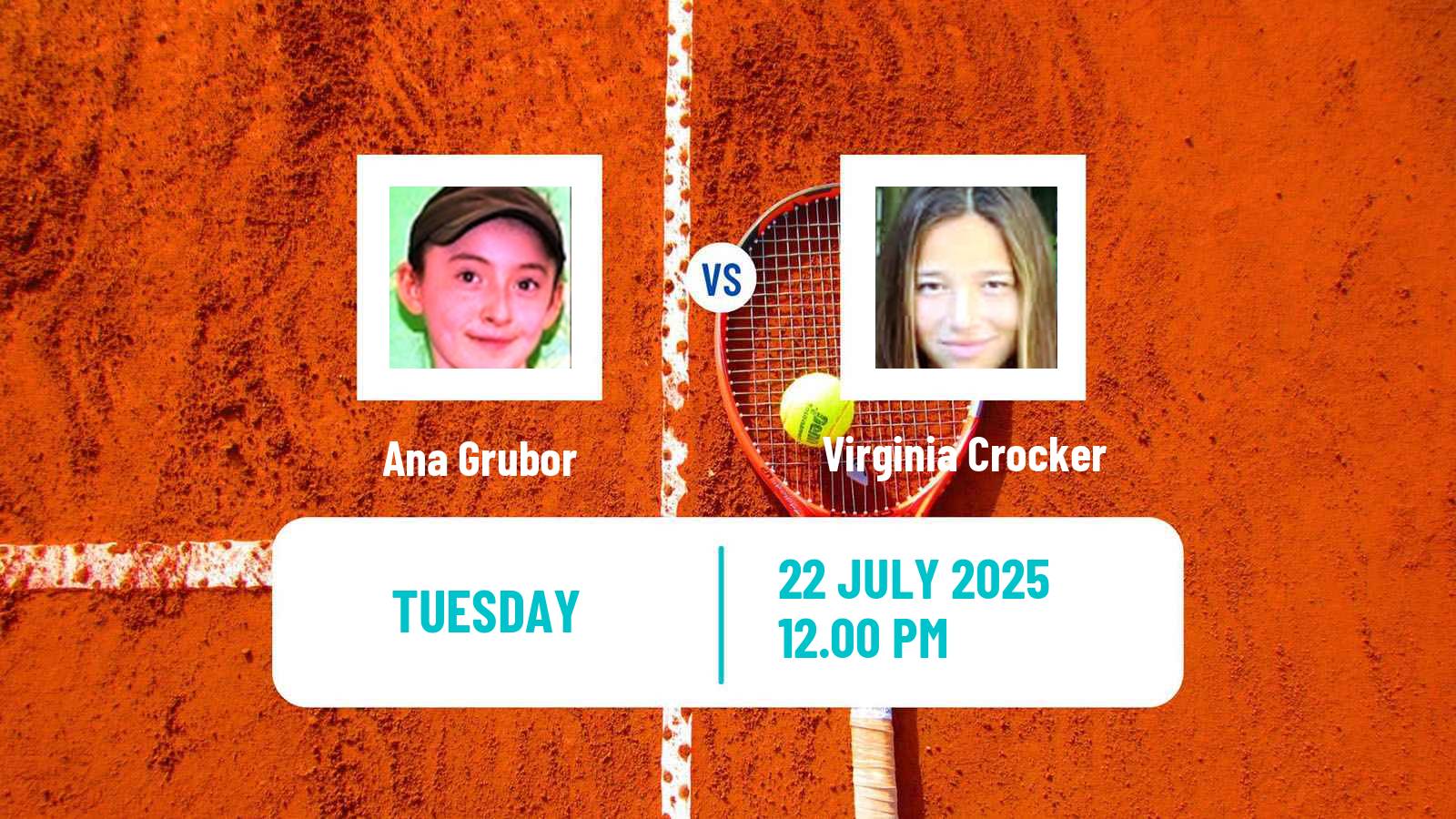 Tennis ITF W15 Huamantla 3 Women Ana Grubor - Virginia Crocker