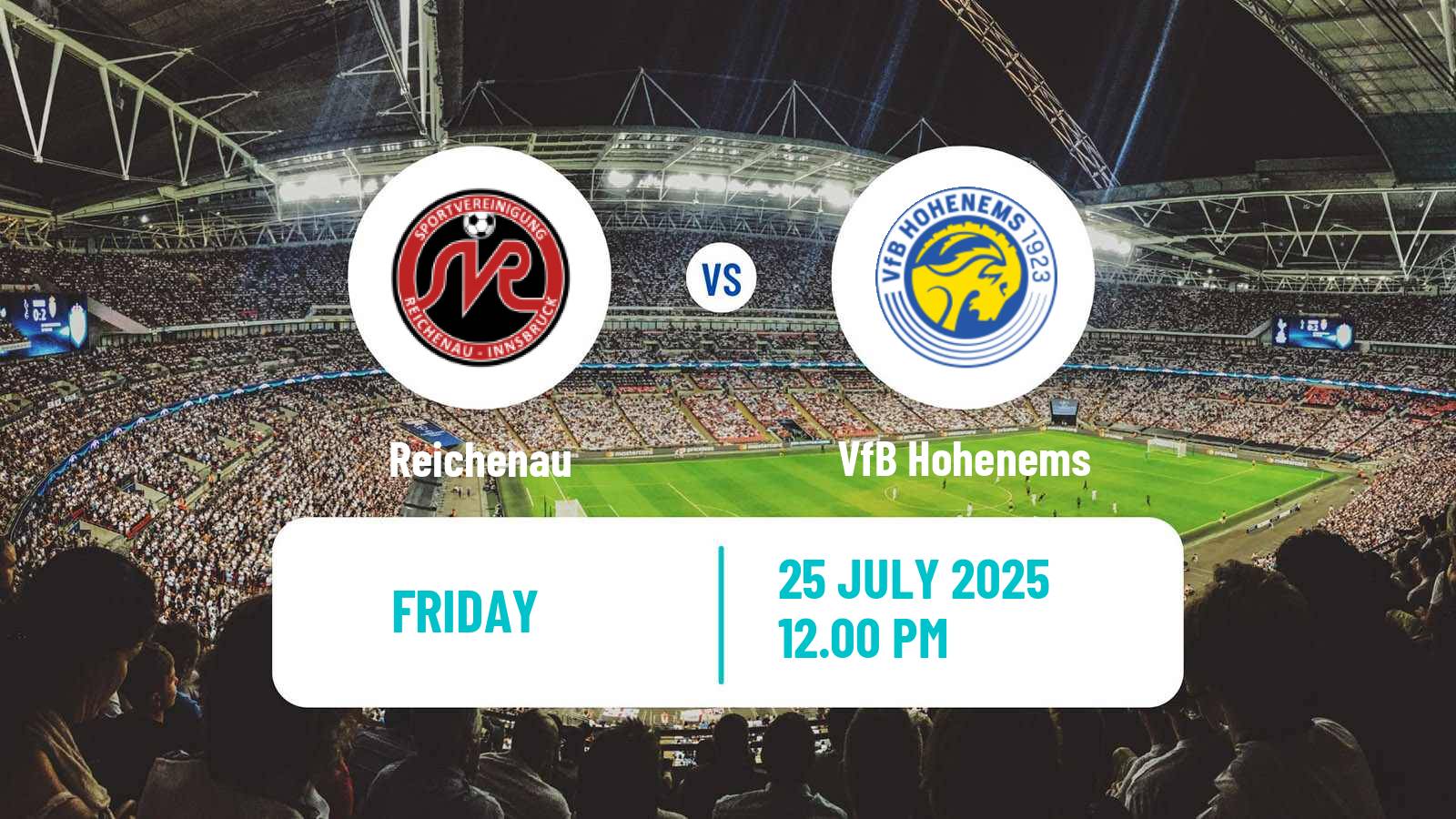 Soccer Austrian OFB Cup Reichenau - Hohenems