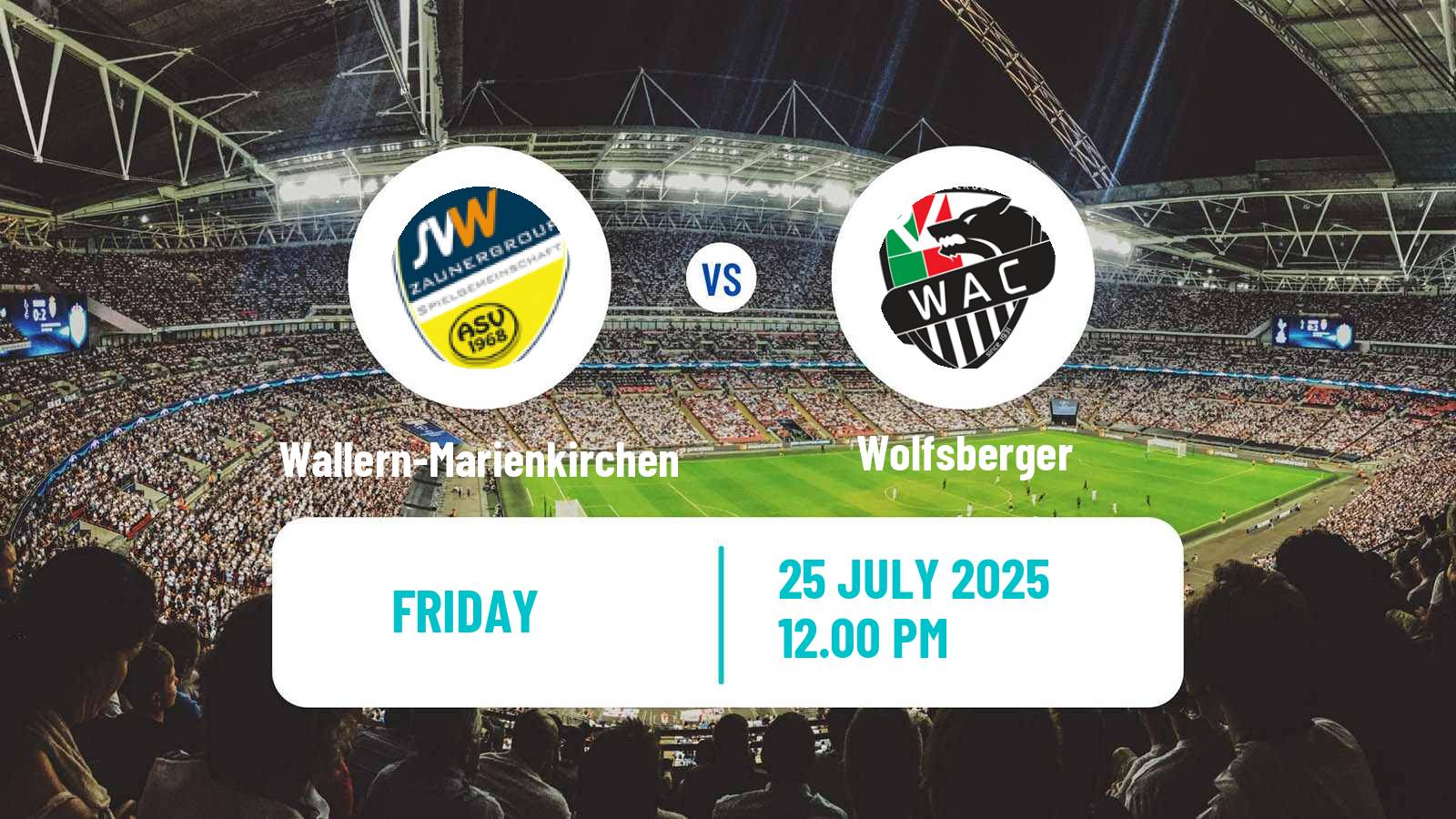 Soccer Austrian OFB Cup Wallern-Marienkirchen - Wolfsberger