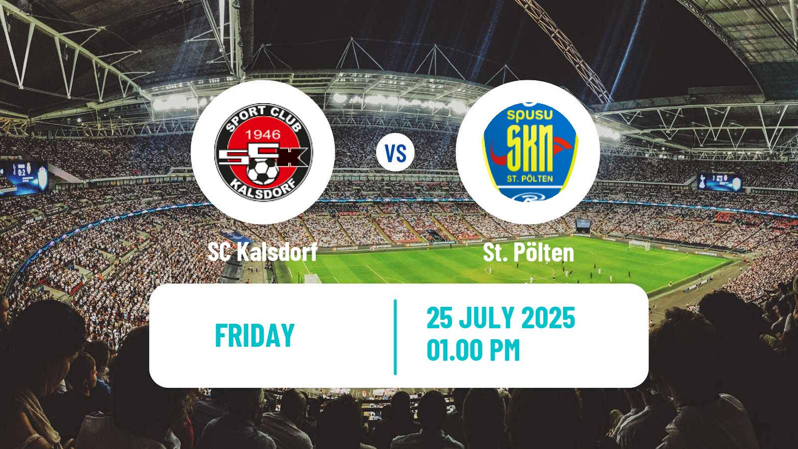Soccer Austrian OFB Cup Kalsdorf - St. Pölten