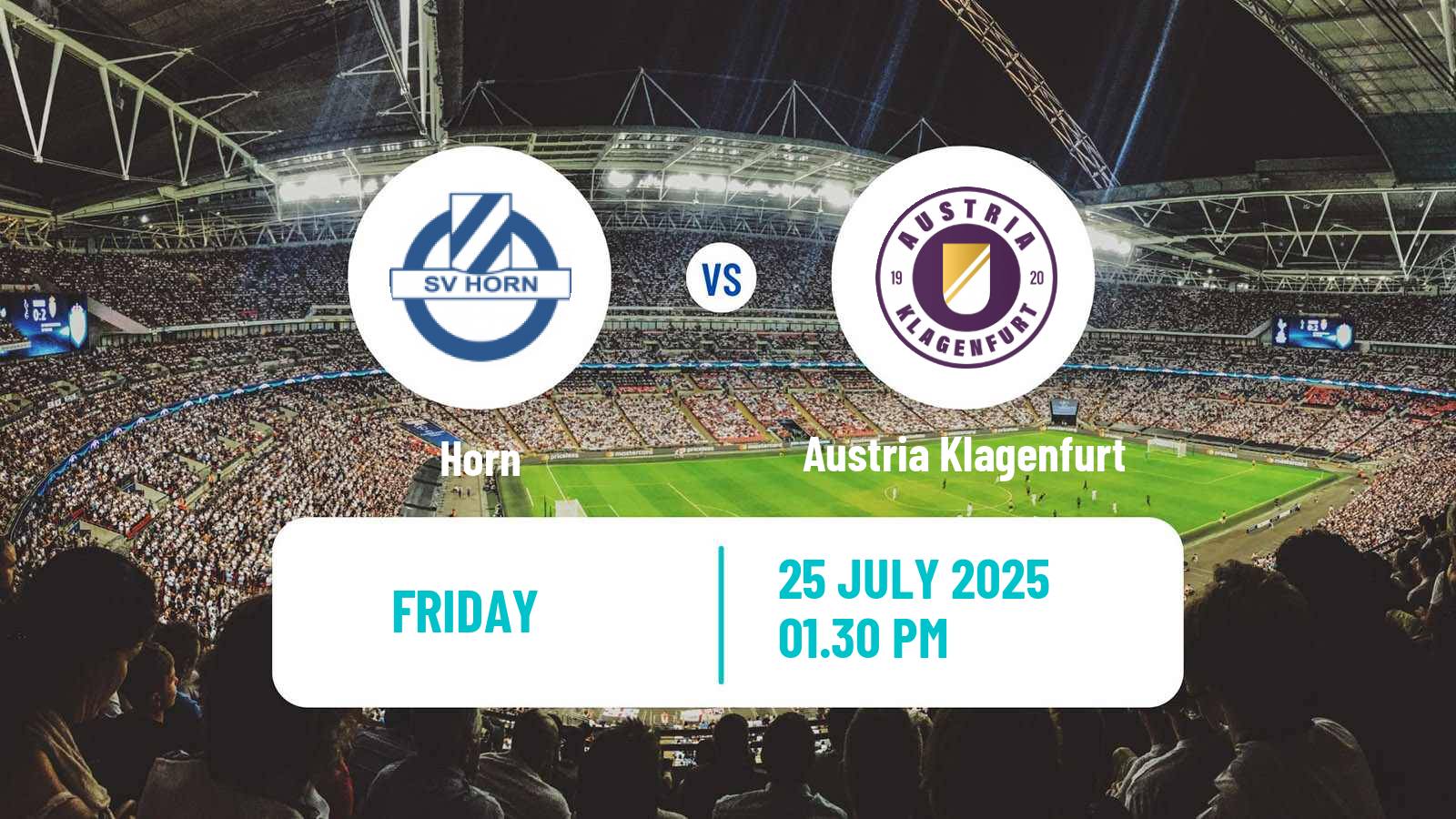 Soccer Austrian OFB Cup Horn - Austria Klagenfurt