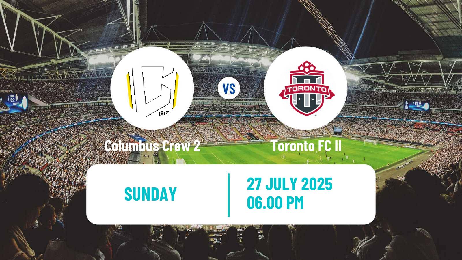 Soccer MLS Next Pro Columbus Crew 2 - Toronto FC II