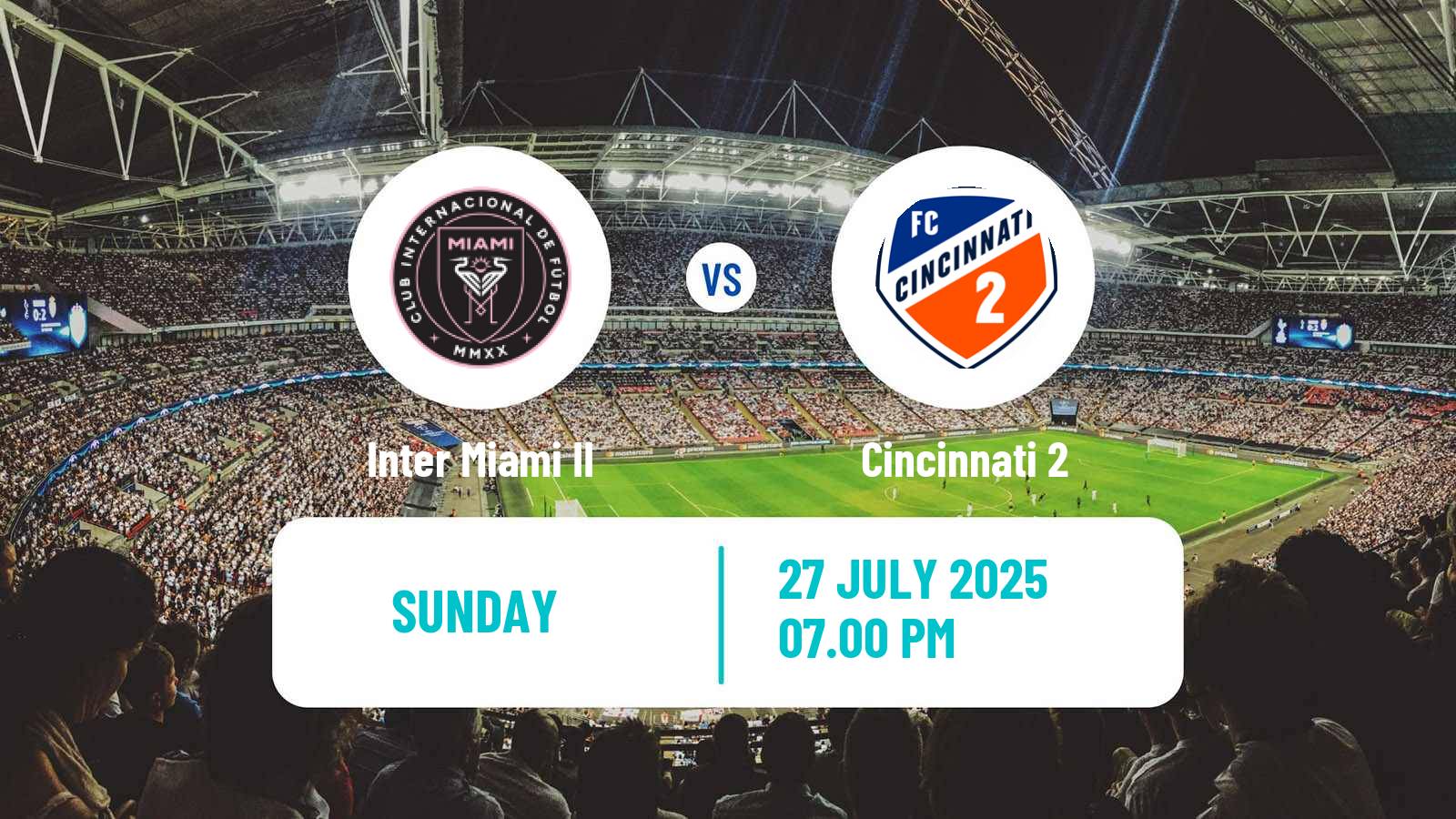 Soccer MLS Next Pro Inter Miami II - Cincinnati 2