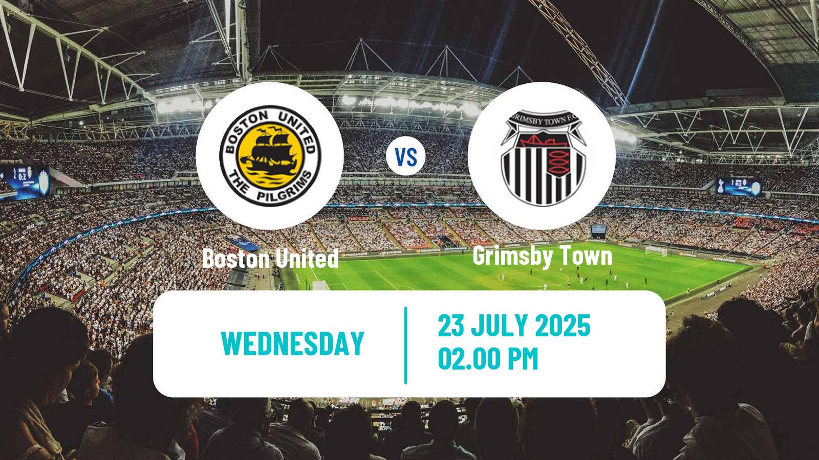 Soccer Club Friendly Boston United - Grimsby Town