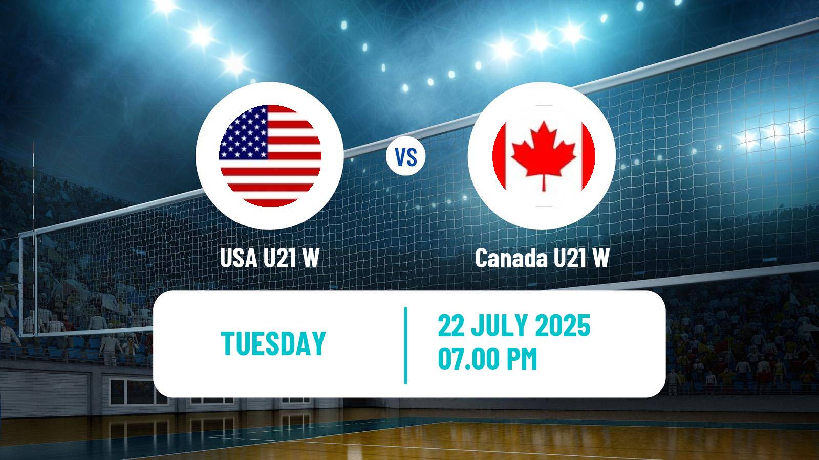 Volleyball Pan-American Cup U21 Volleyballl Women USA U21 W - Canada U21 W
