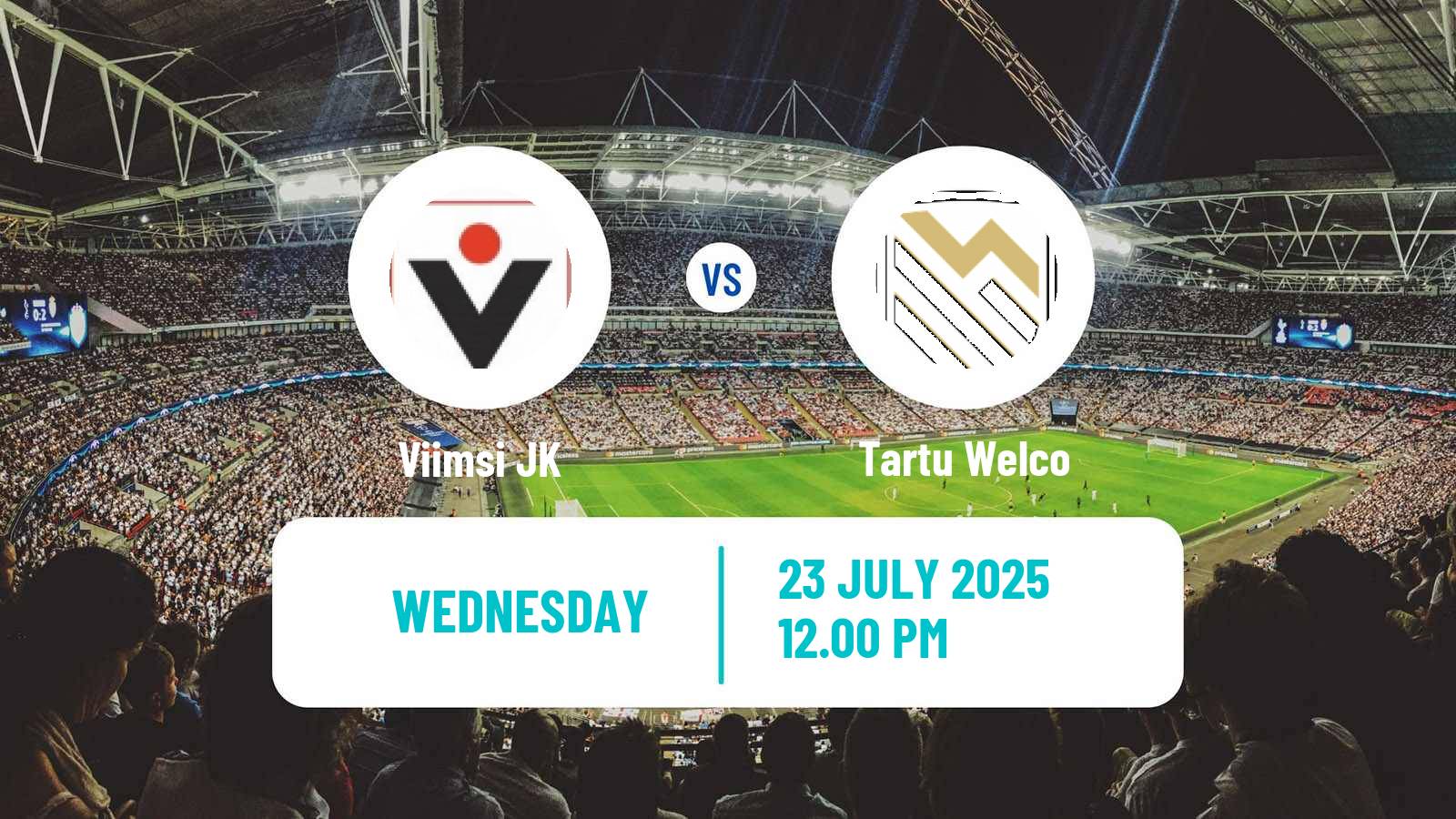 Soccer Estonian Esiliiga Viimsi JK - Tartu Welco