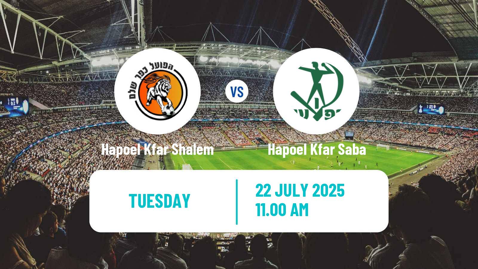 Soccer Club Friendly Hapoel Kfar Shalem - Hapoel Kfar Saba