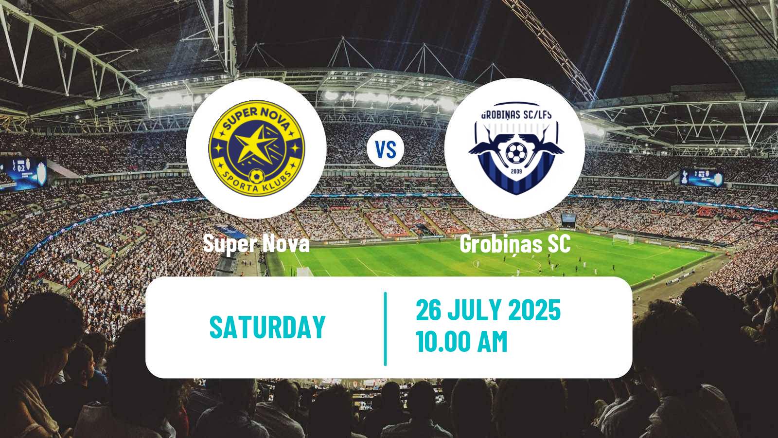 Soccer Latvian Virsliga Super Nova - Grobiņa