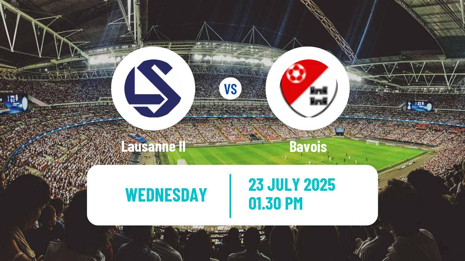Soccer Club Friendly Lausanne II - Bavois