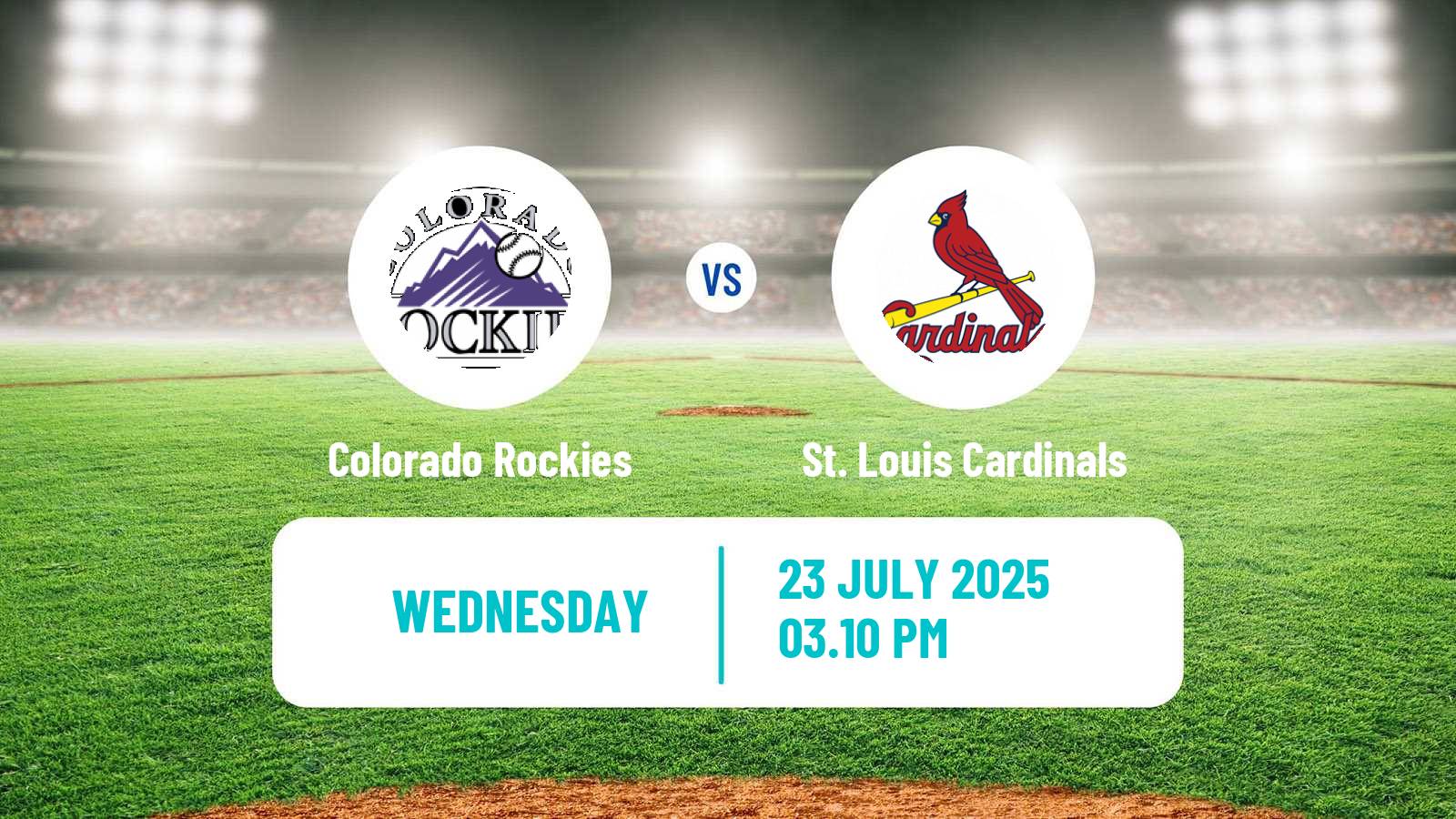 Baseball MLB Colorado Rockies - St. Louis Cardinals