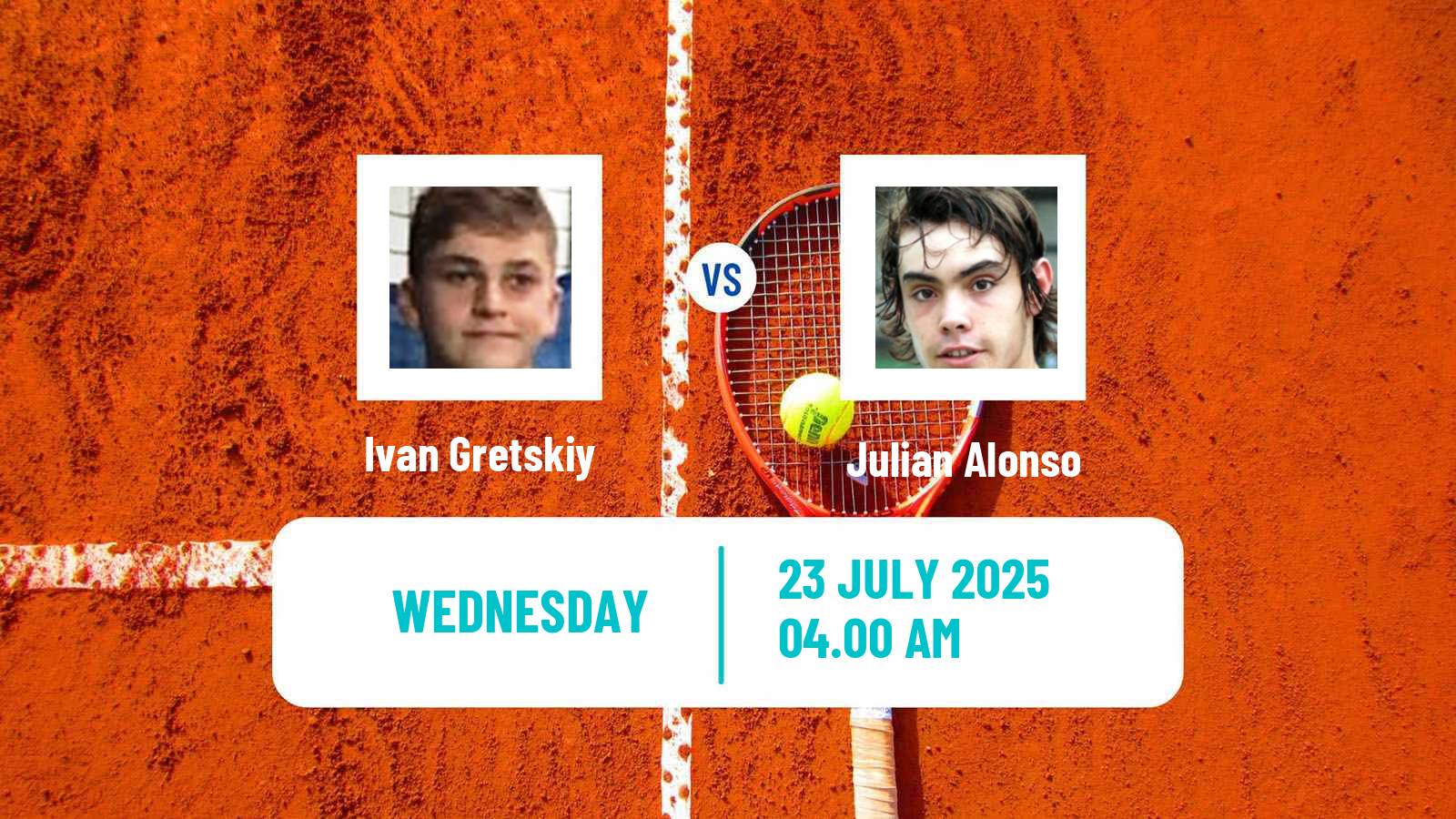 Tennis ITF M15 Monastir 29 Men Ivan Gretskiy - Julian Alonso