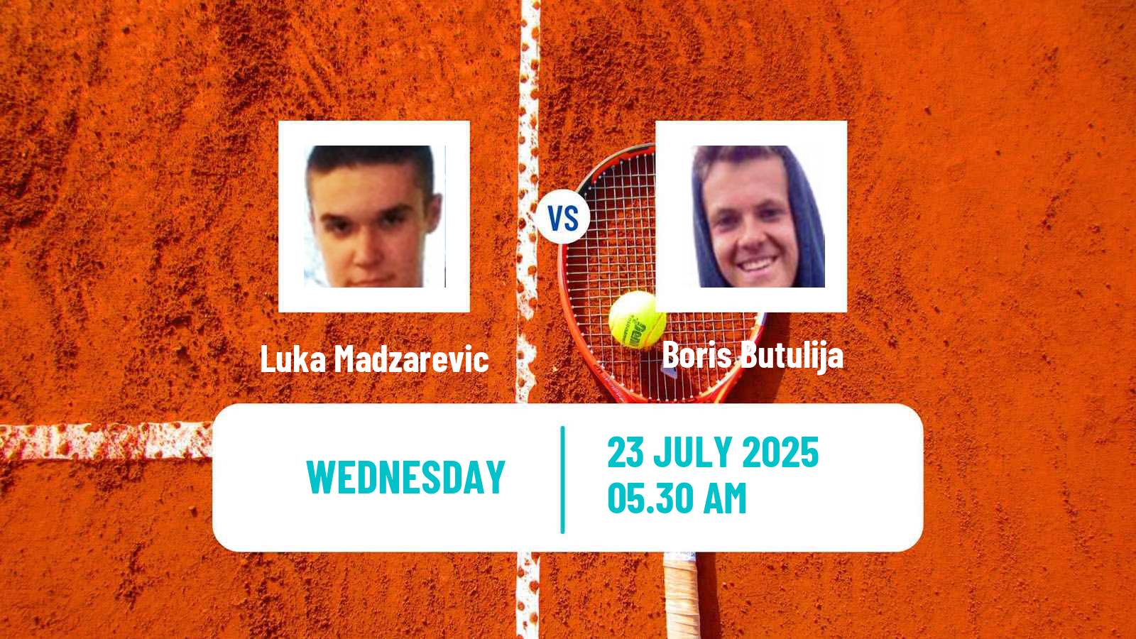 Tennis ITF M15 Kursumlijska Banja 12 Men Luka Madzarevic - Boris Butulija