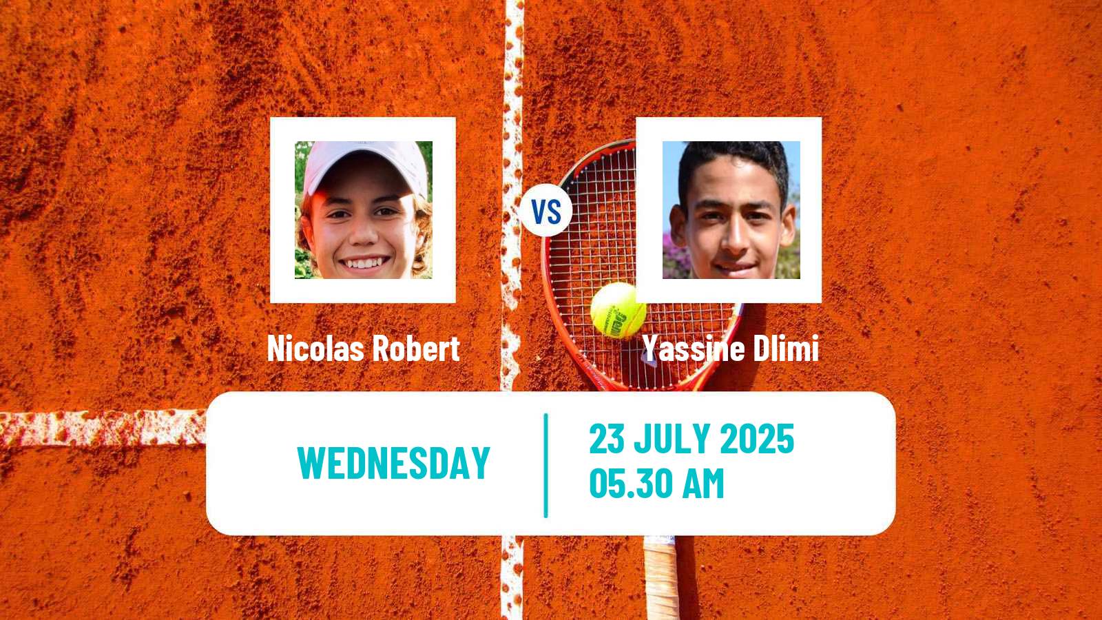 Tennis ITF M15 Monastir 29 Men Nicolas Robert - Yassine Dlimi