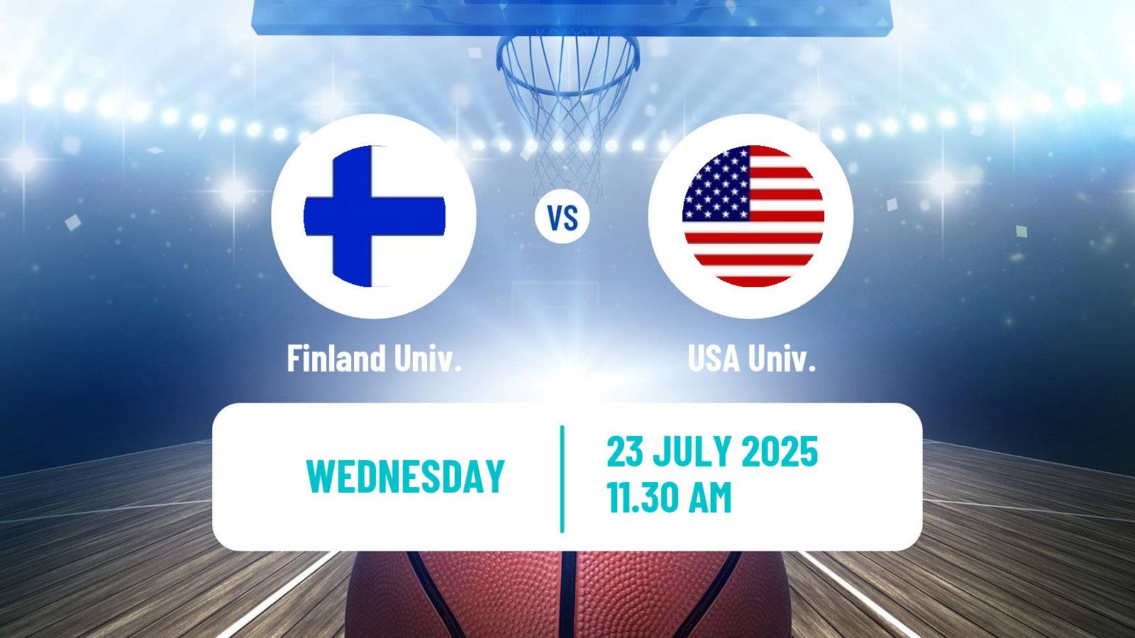 Basketball Universiade Basketball Finland Univ. - USA Univ.