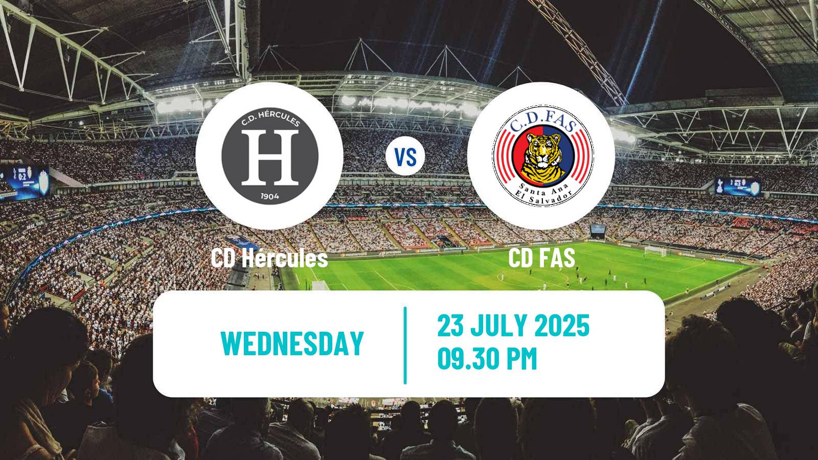 Soccer El Salvador Primera Division Hércules - CD FAS