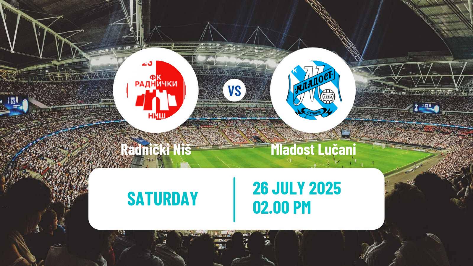 Soccer Serbian Superliga Radnički Niš - Mladost Lučani