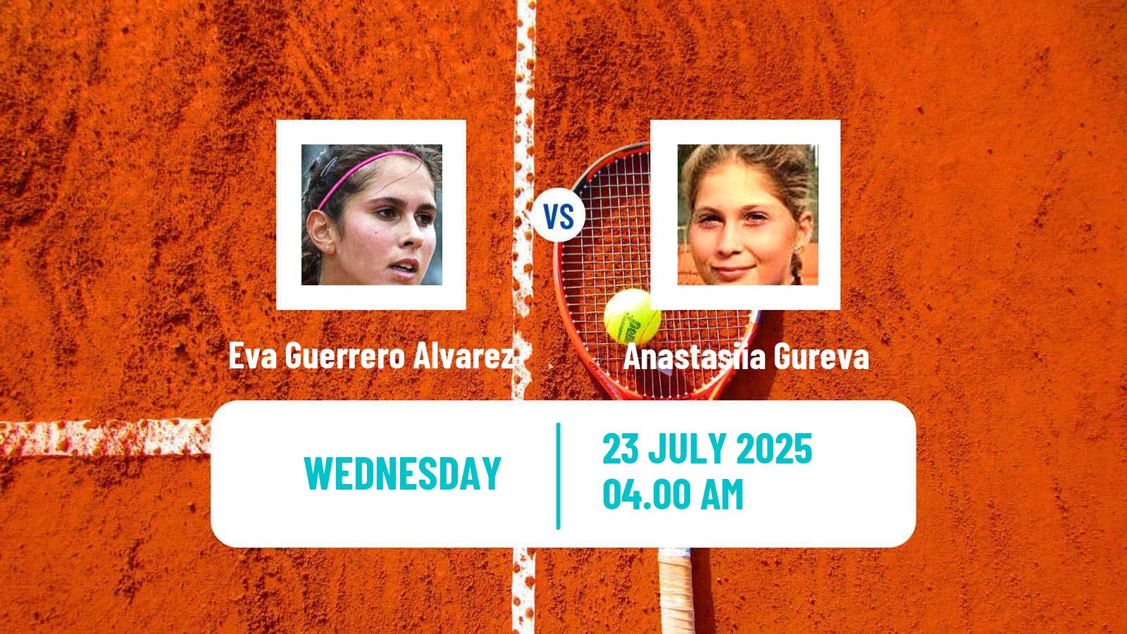 Tennis ITF W35 Monastir 3 Women Eva Guerrero Alvarez - Anastasiia Gureva