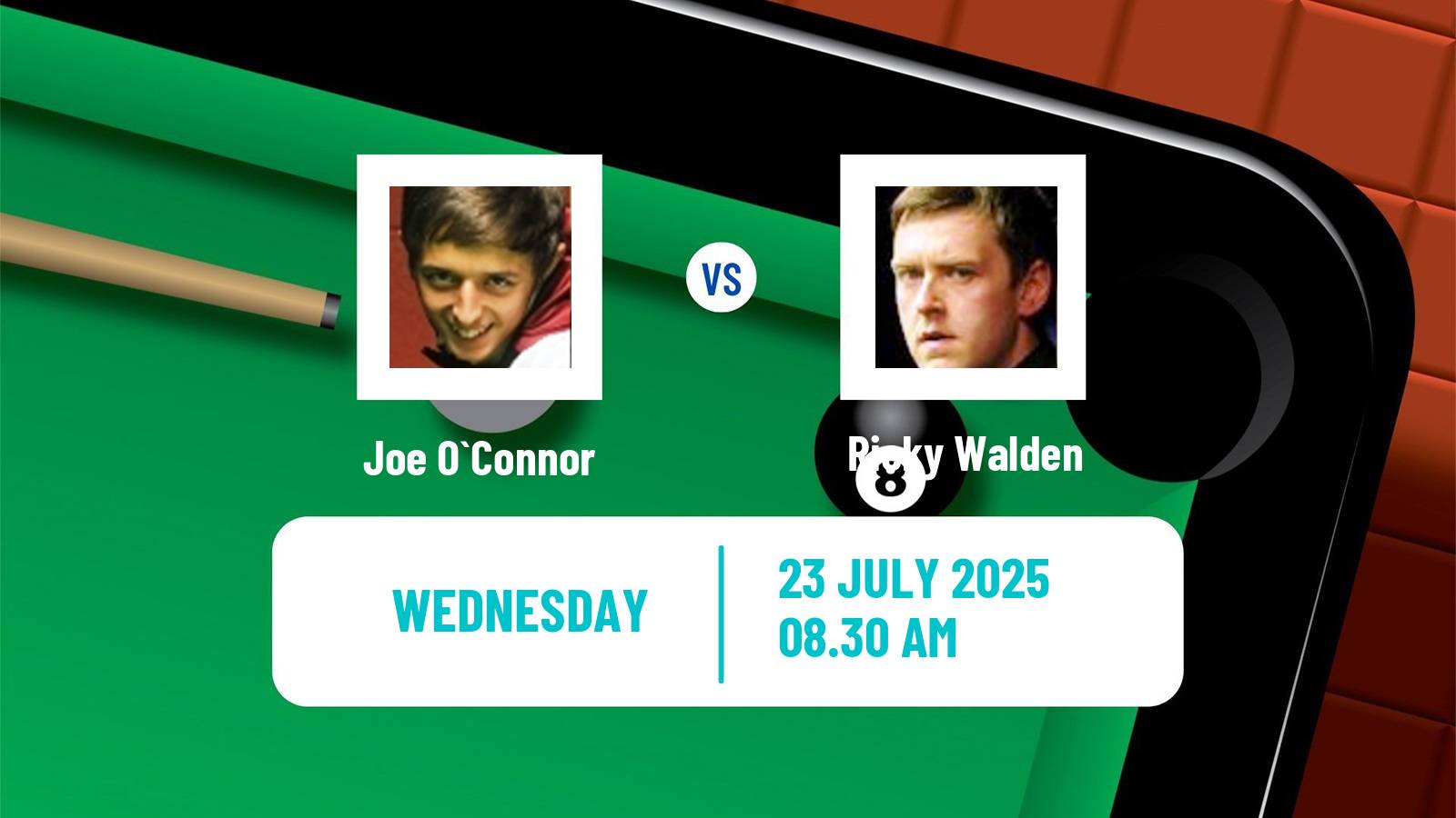 Snooker Championship League Joe O`Connor - Ricky Walden
