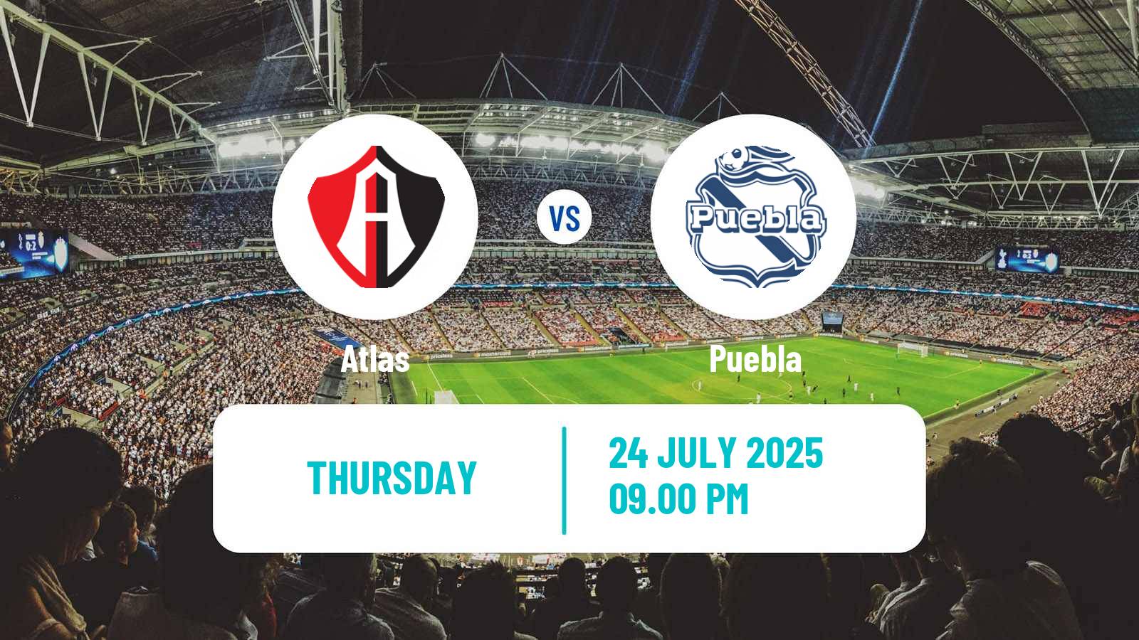 Soccer Mexican Liga MX Women Atlas - Puebla