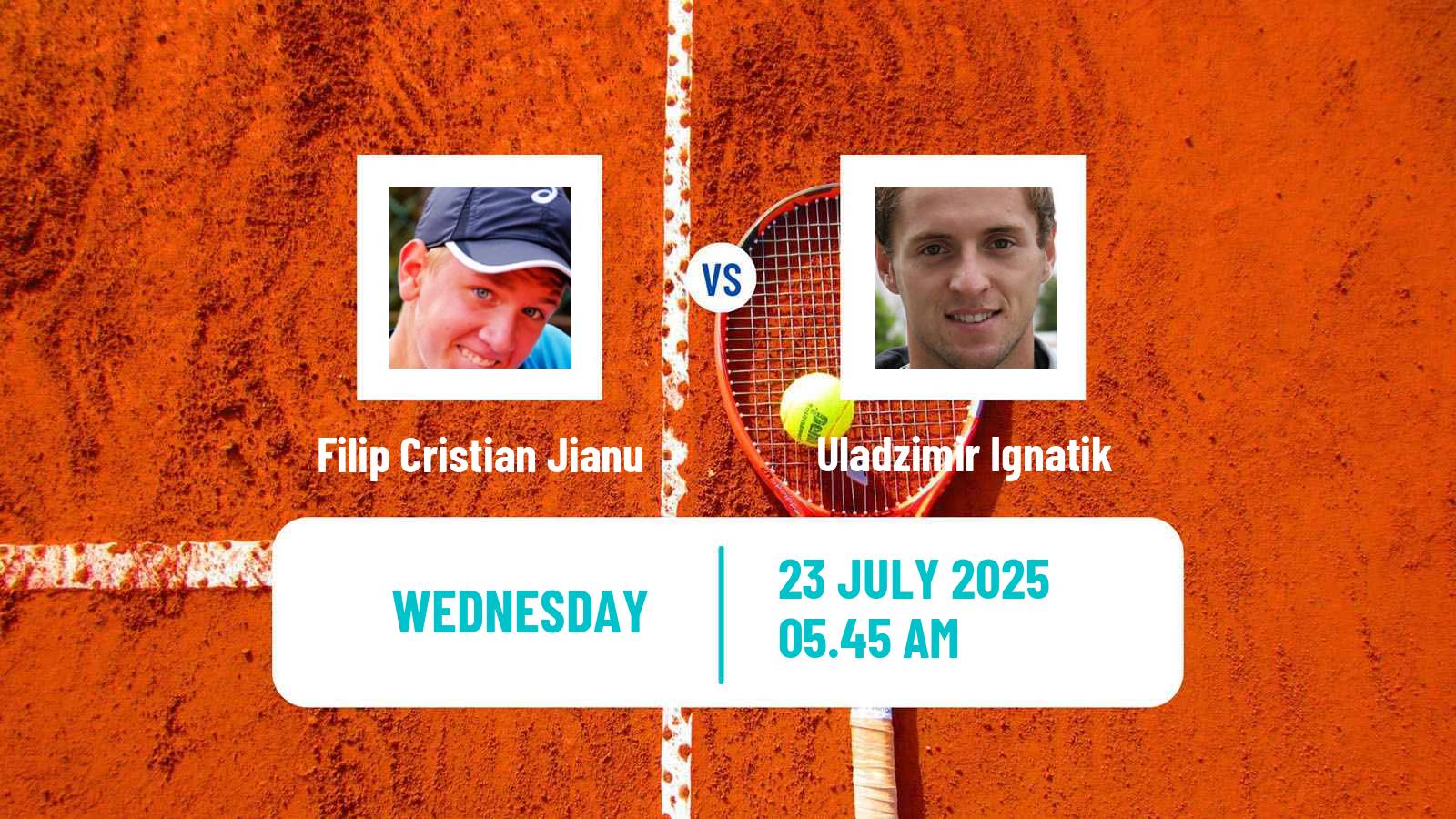 Tennis ITF M25 H Bacau Men Filip Cristian Jianu - Uladzimir Ignatik