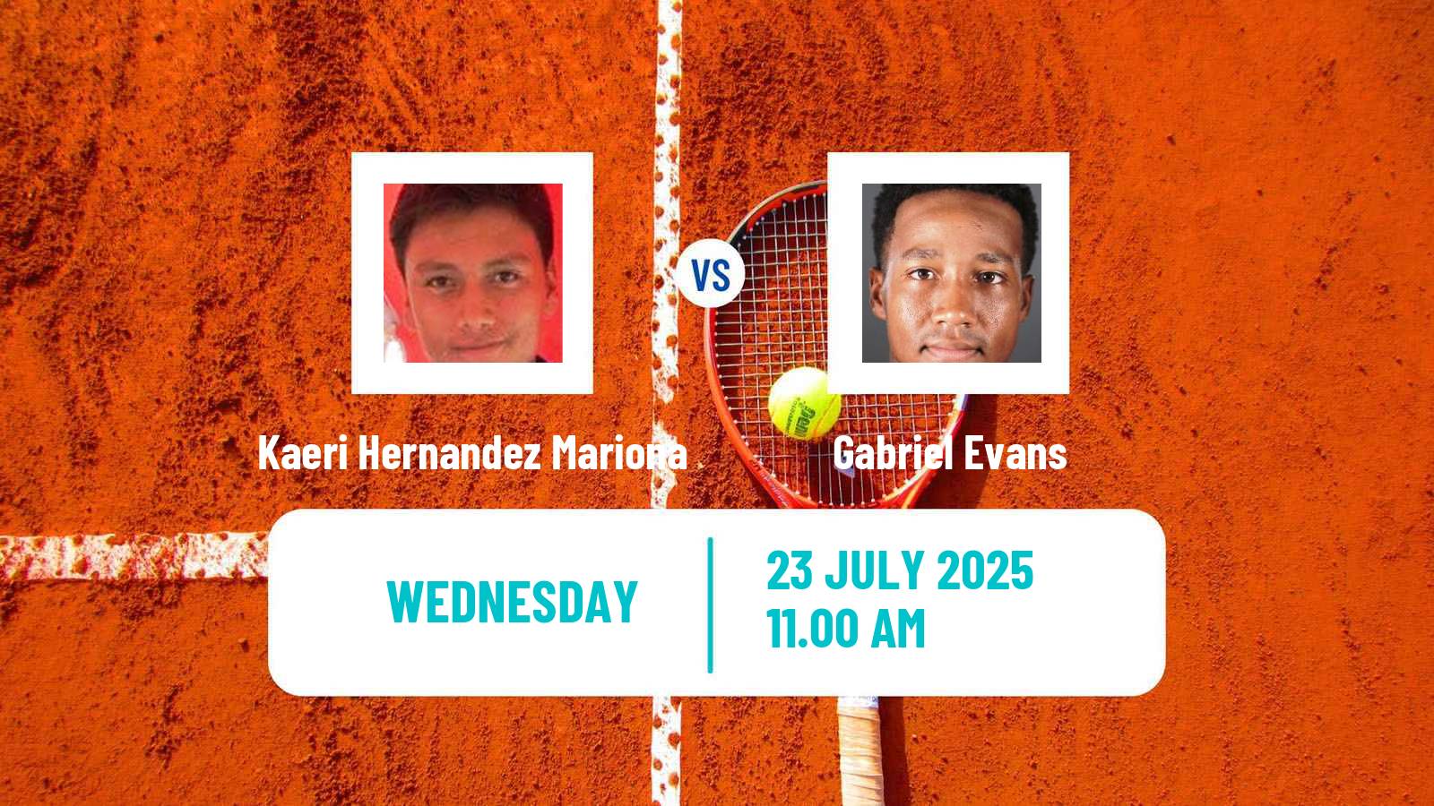 Tennis ITF M15 Santa Tecla 2 Men Kaeri Hernandez Mariona - Gabriel Evans