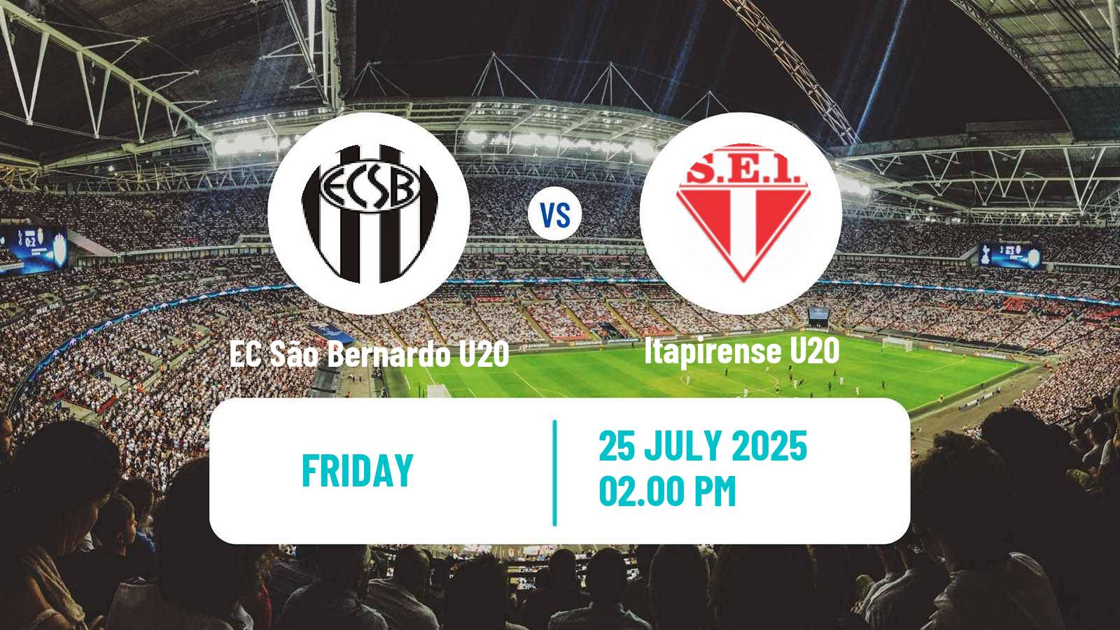 Soccer Brazilian Paulista U20 EC São Bernardo U20 - Itapirense U20