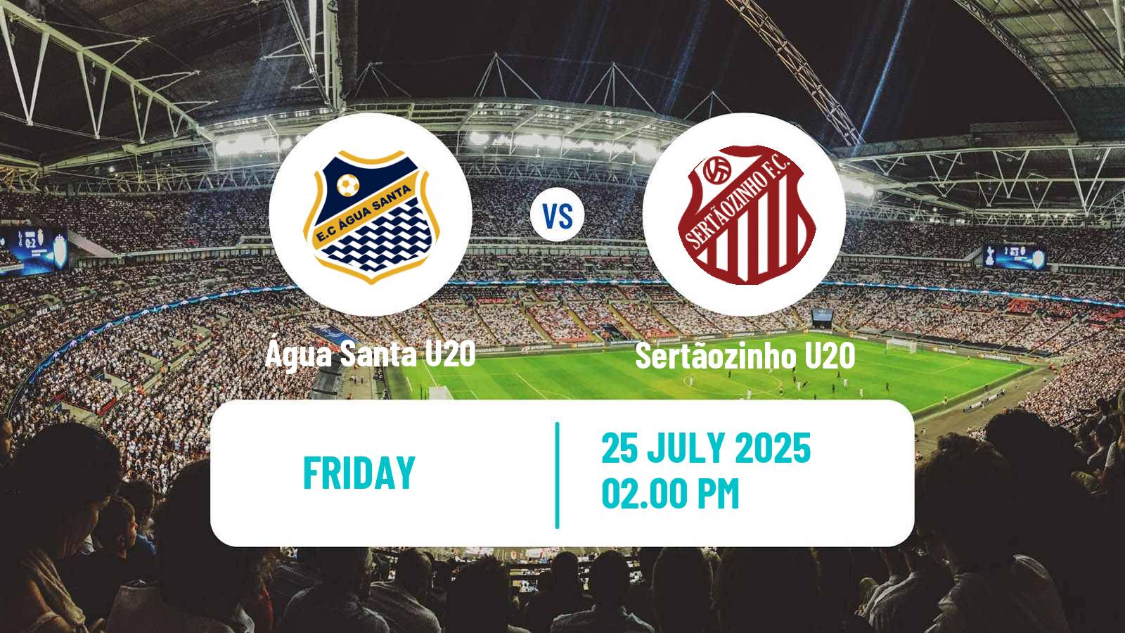 Soccer Brazilian Paulista U20 Água Santa U20 - Sertãozinho U20